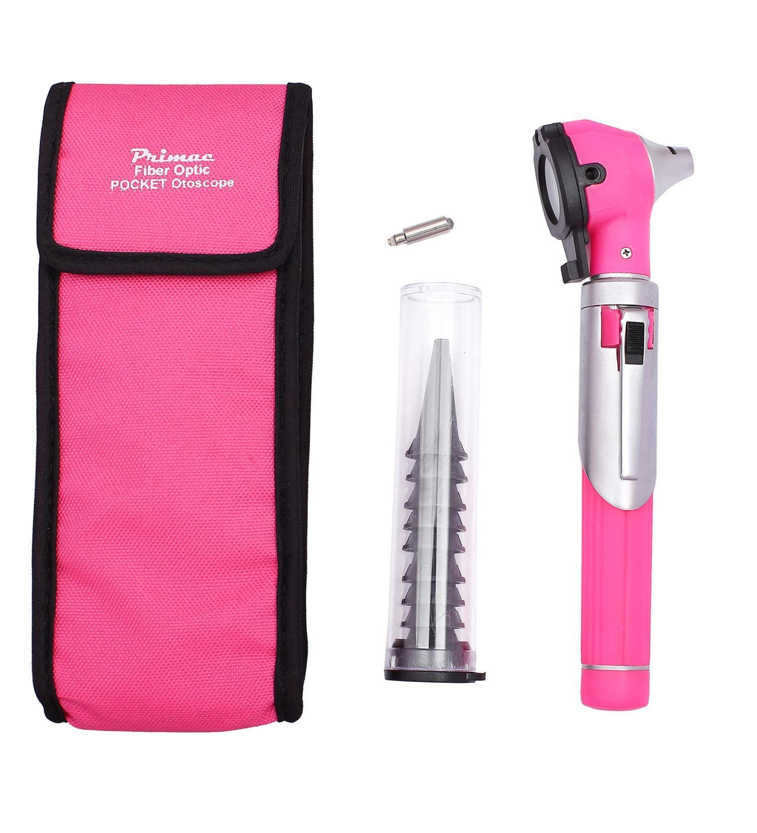 Primac FiberOptic Mini Earscope - Ideal for Students, Nurses & Home Use in Pink - Buy Online on GoSupps.com
