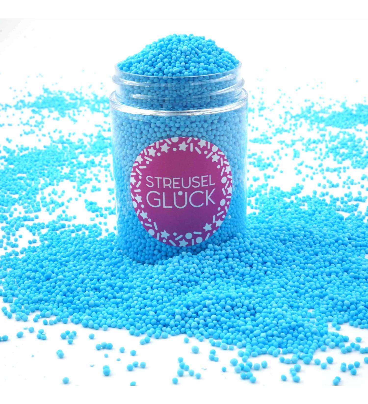 Strussel happiness crumbs just pure light blue 90g non -parehles sugar pearls sugar pearls children's birthday Christmas tortendeco cupcakes muffins Christmas cake streusel cookies cake