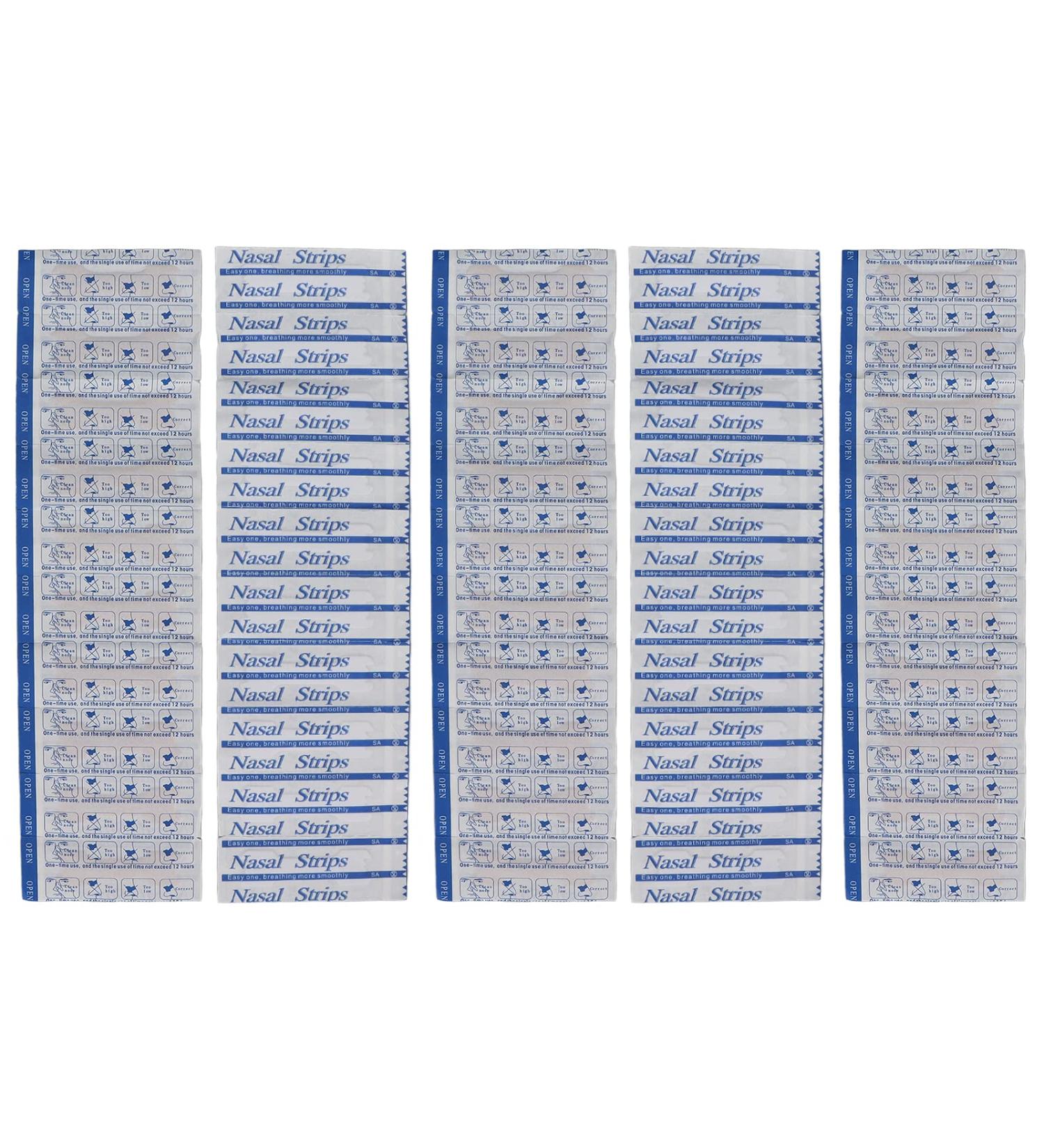 50pcs Nasal Strips for Snoring Relief and Smooth Breathing - Comfortable and Portable Nose Patches for Men and Women - Buy Online on GoSupps.com