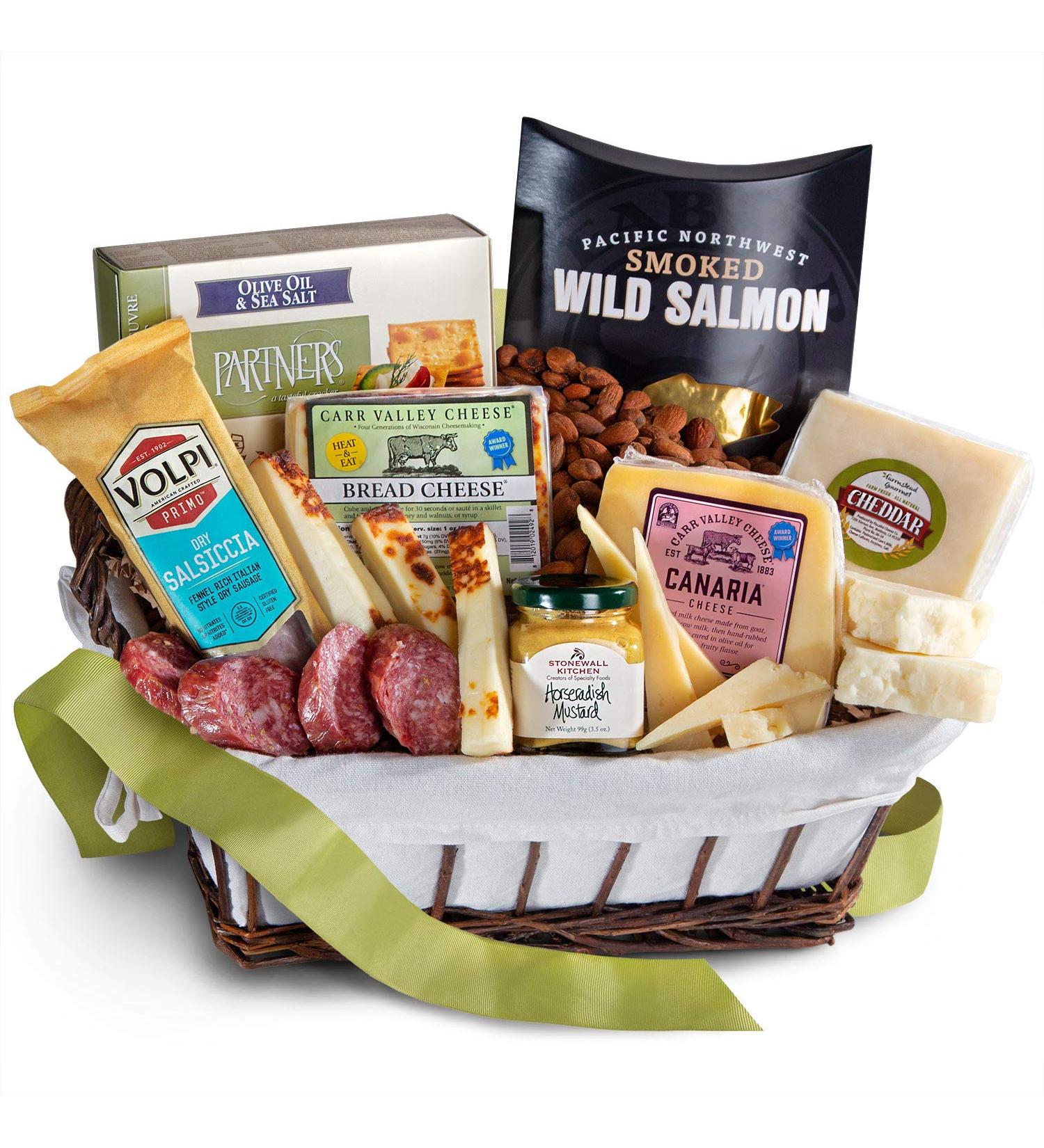 Gourmet Cheese & Meats Hamper Gift Basket All Occasions