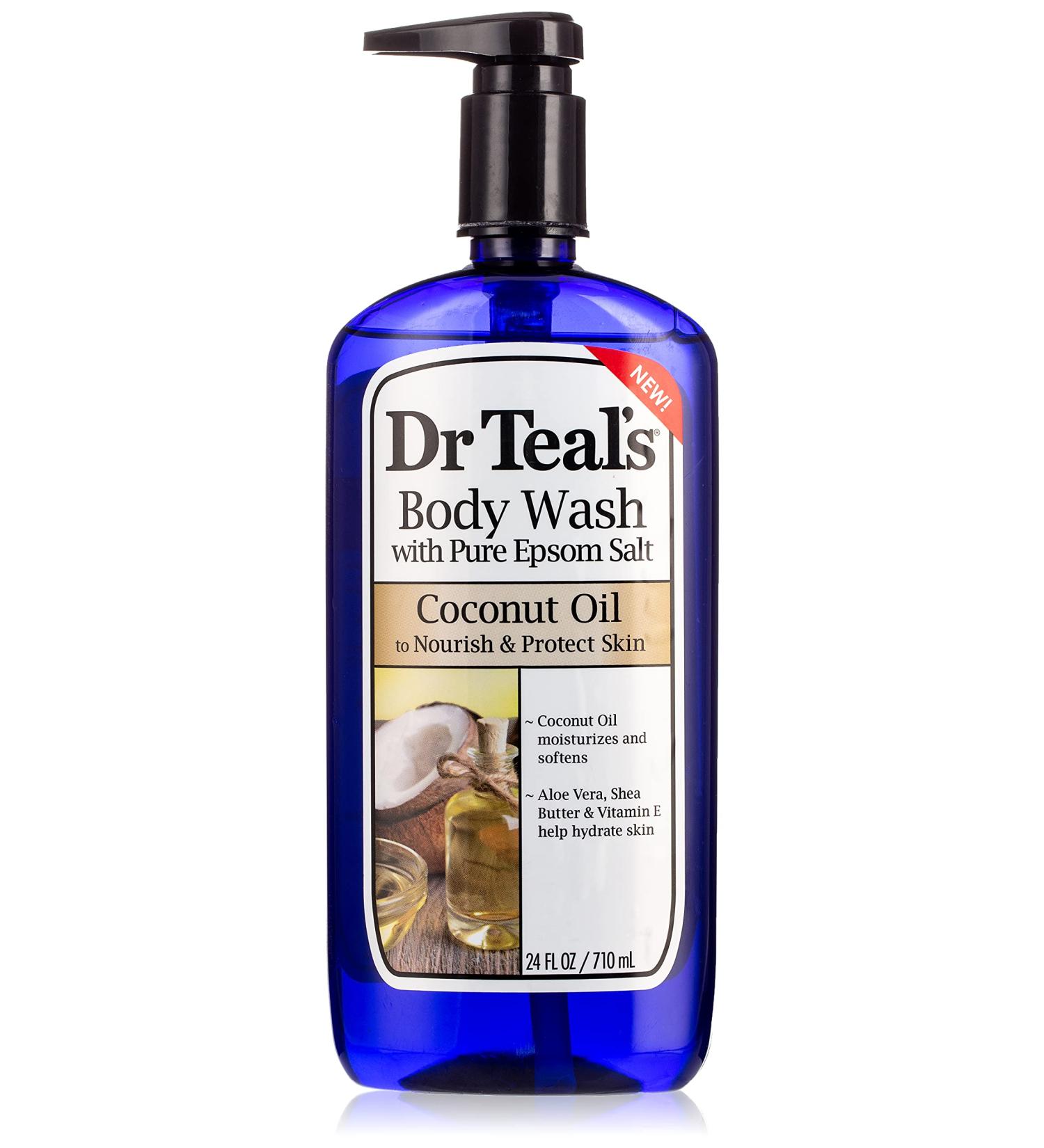Dr Teal's Coconut Oil Body Wash with Pure Epsom Salt - Buy Online on GoSupps.com