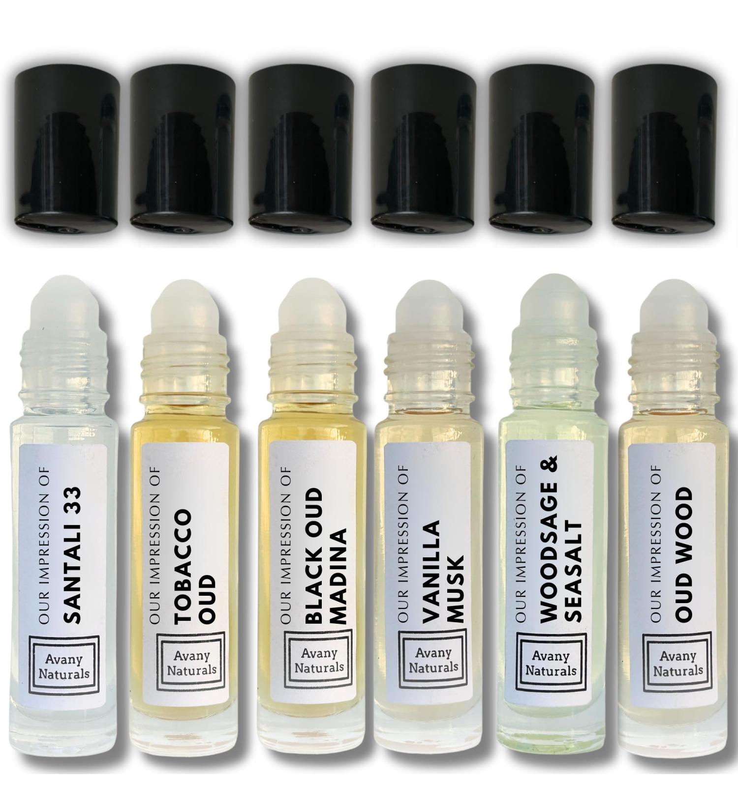 Pheromone Perfume Oil Set Men & Women - Roll On Body Oil Unisex Fragrance Cologne Replicant Scented Gourmand Scents Travel Size 6 Pc (Unisex) - Buy Online on GoSupps.com