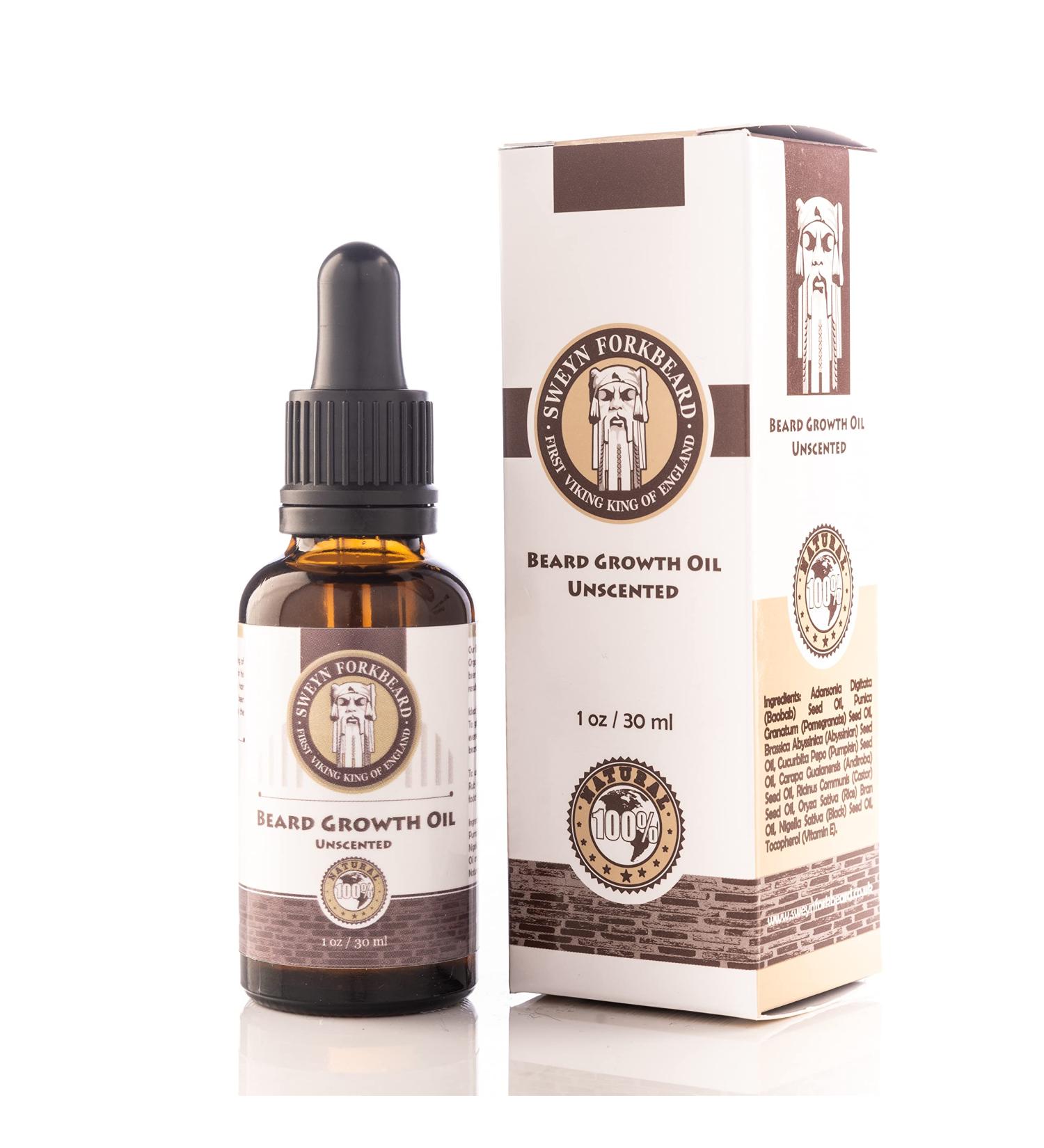 Beard Growth Oil 100% Organic Premium Beard Oil Made in London - Buy Online on GoSupps.com