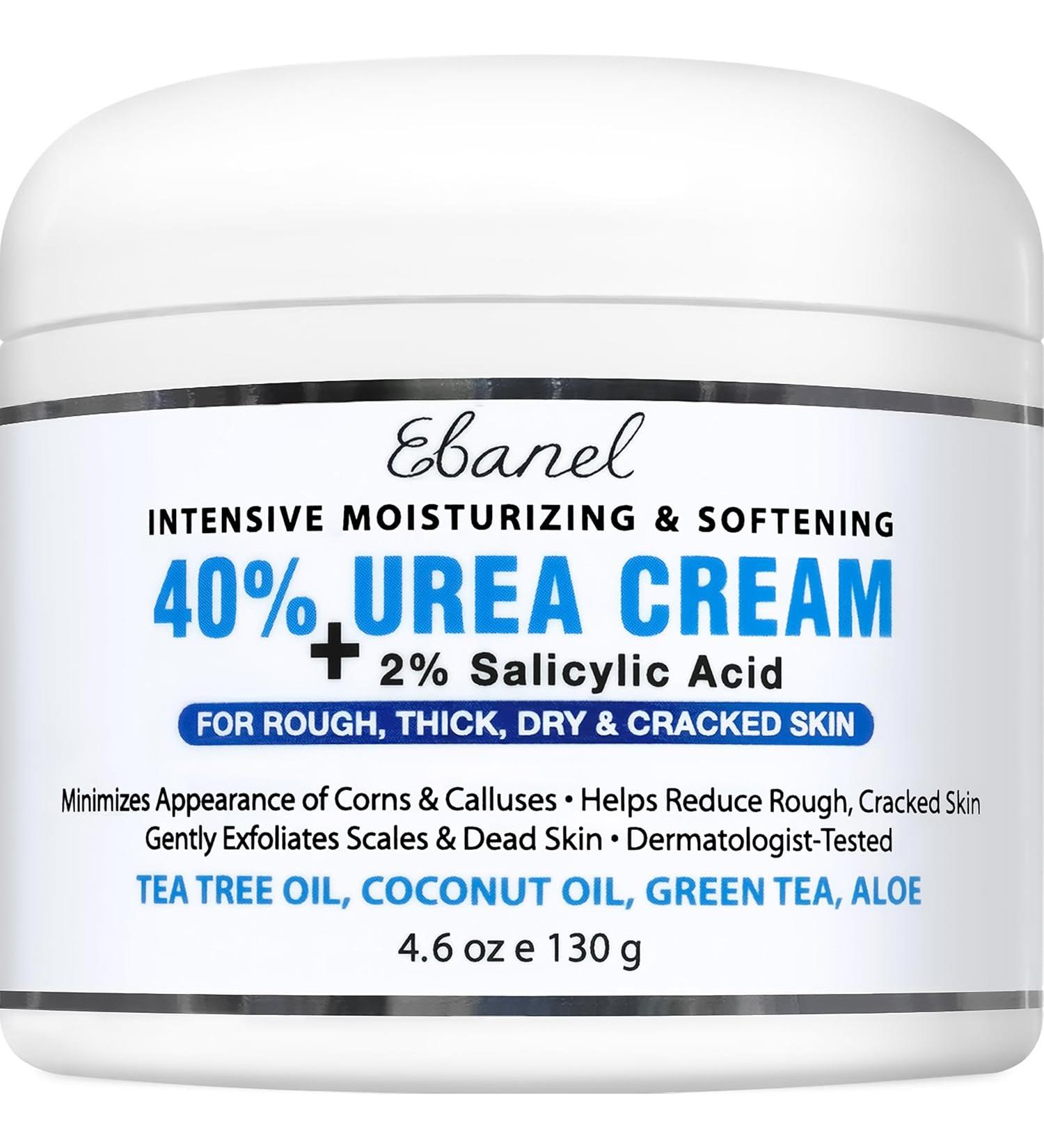 Urea Cream 40 with Salicylic Acid 4.6 Oz - Intensive Callus Remover for Dry Cracked Feet & Hands - Moisturizing & Exfoliating Foot Cream - 4.6 Ounce (Pack of 1) - Buy Online on GoSupps.com