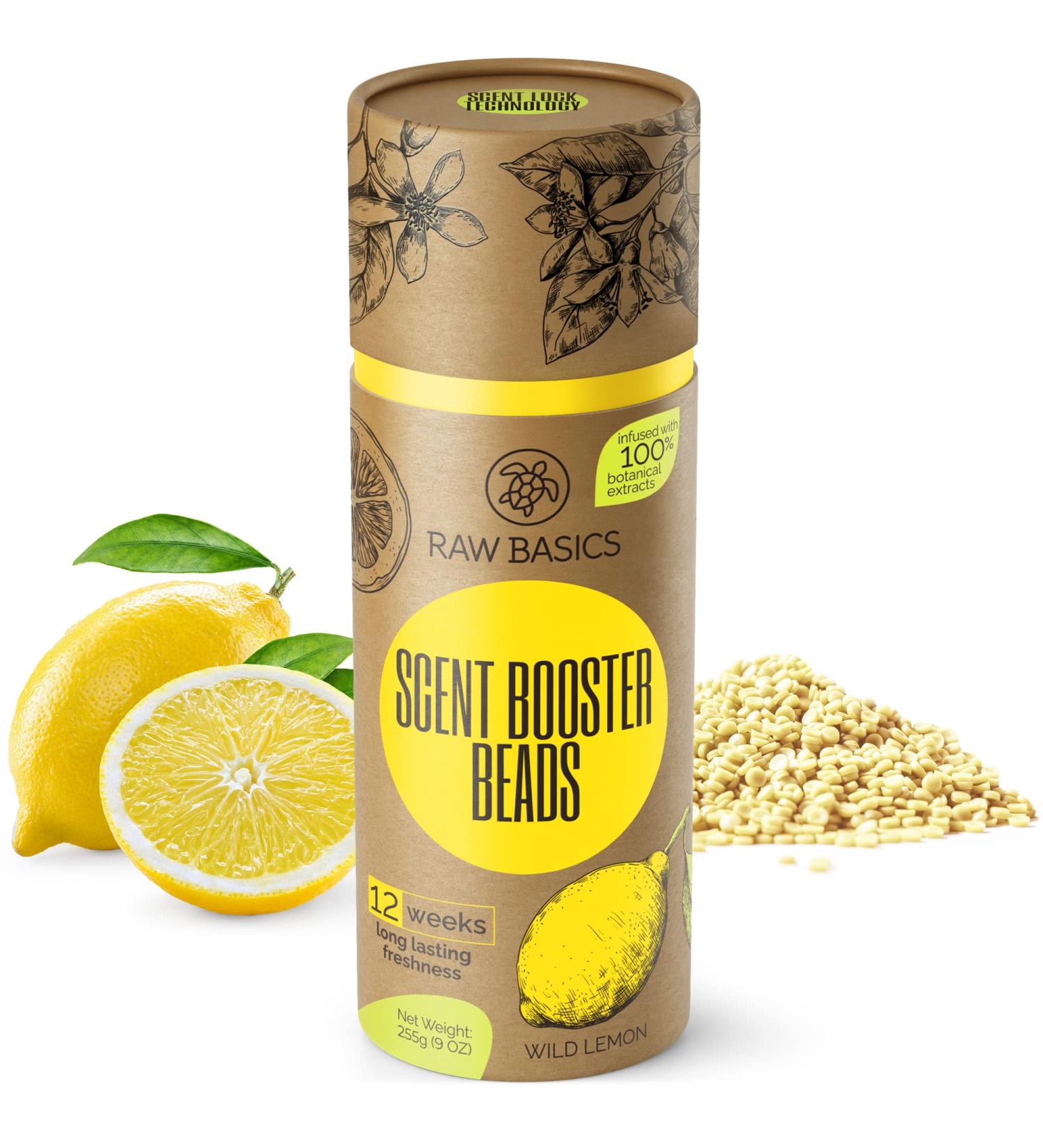 Wild Lemon Scent Boosters for Washer - Bulk Laundry Beads & Odor Eliminator Pods for Fresh Clothes | International Shipping Available - Buy Online on GoSupps.com