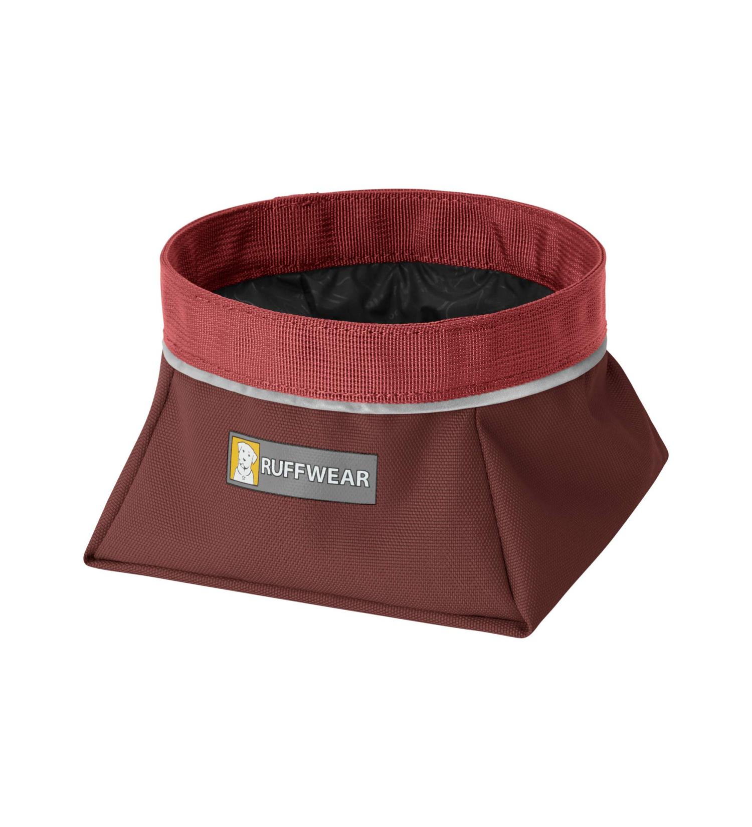 Ruffwear Quencher Bowl - Fired Brick | Small Travel Pet Bowl for Dogs - Durable Lightweight & Portable - Buy Online on GoSupps.com