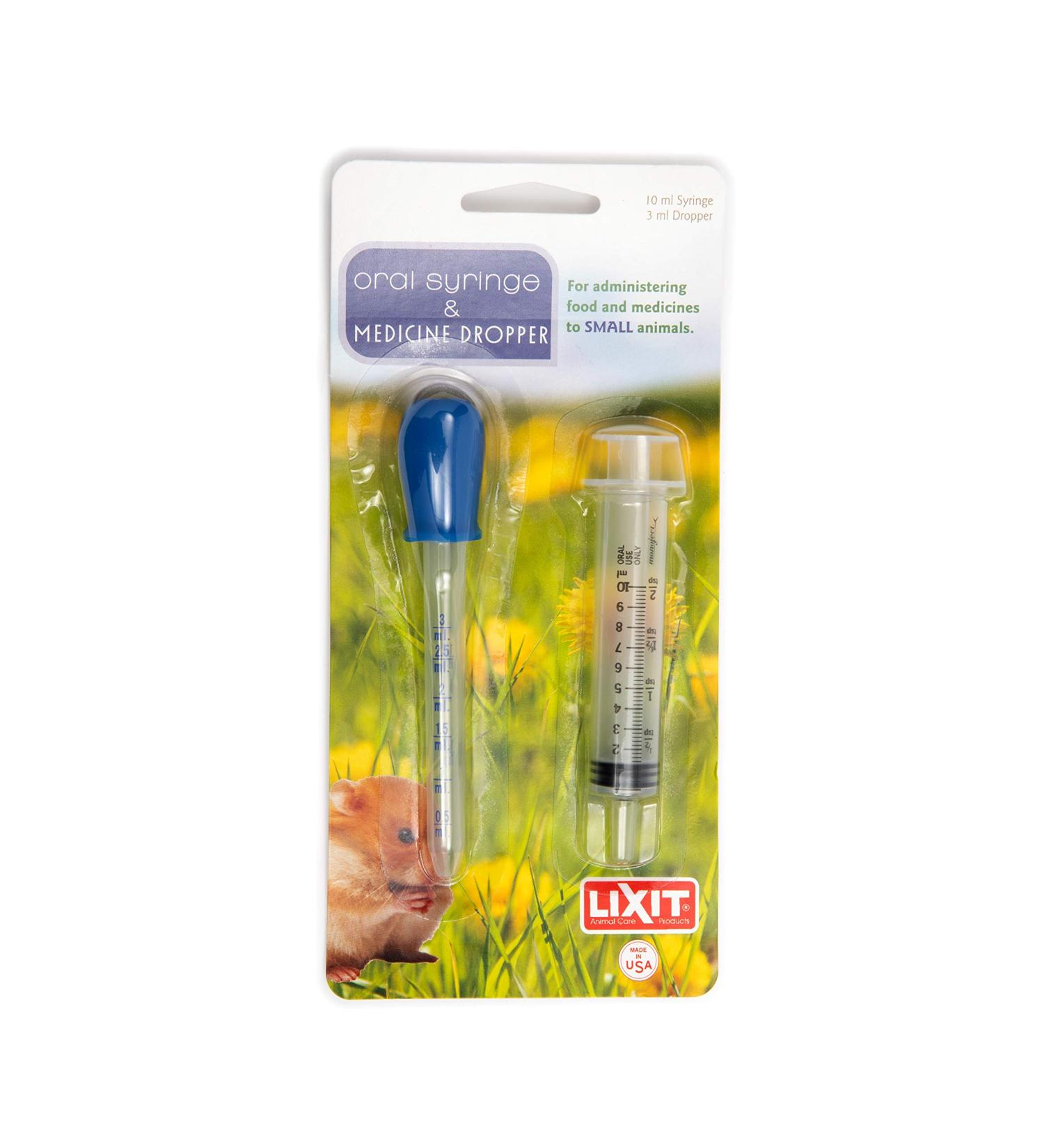 Lixit Nursing & Hand Feeding Syringe and Bottle Kit for Cats, Rabbits, Puppies & More - Pack of 1 - Buy Online on GoSupps.com