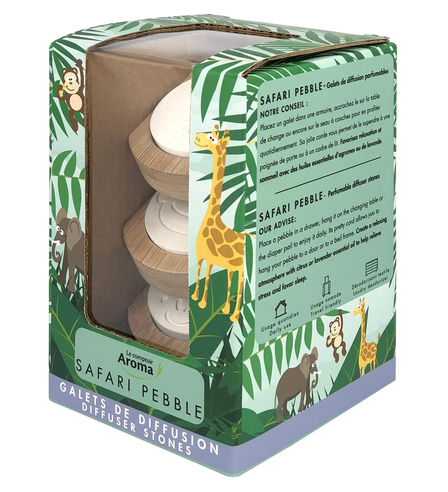 Safari Pebble Diffuser Stones | Premium Aromatherapy Stones for Home & Travel - Worldwide Shipping - Buy Online on GoSupps.com