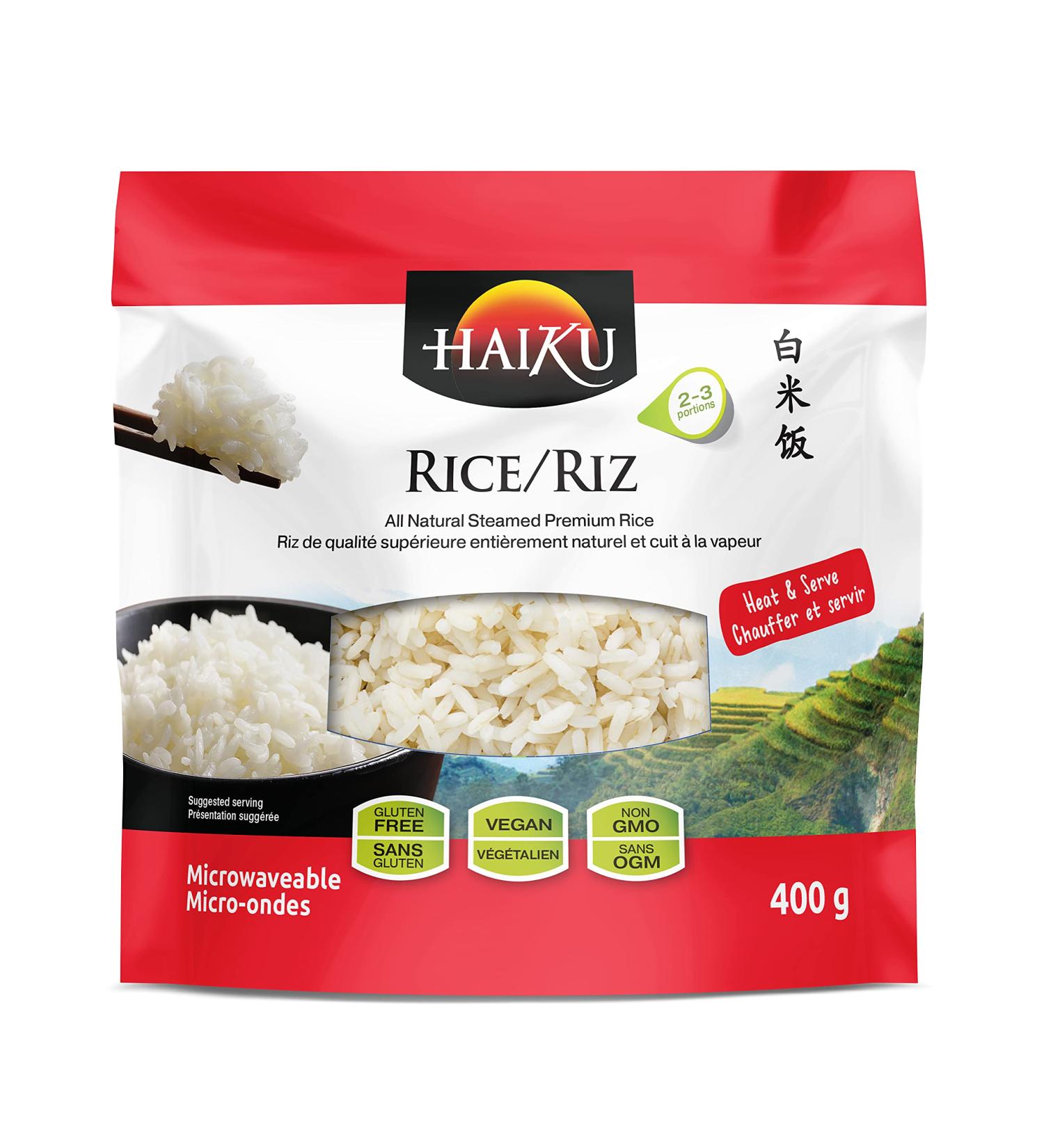 HAIKU Pre-Cooked Rice Premium Asian Cuisine Instant Rice 300g - Buy Online on GoSupps.com