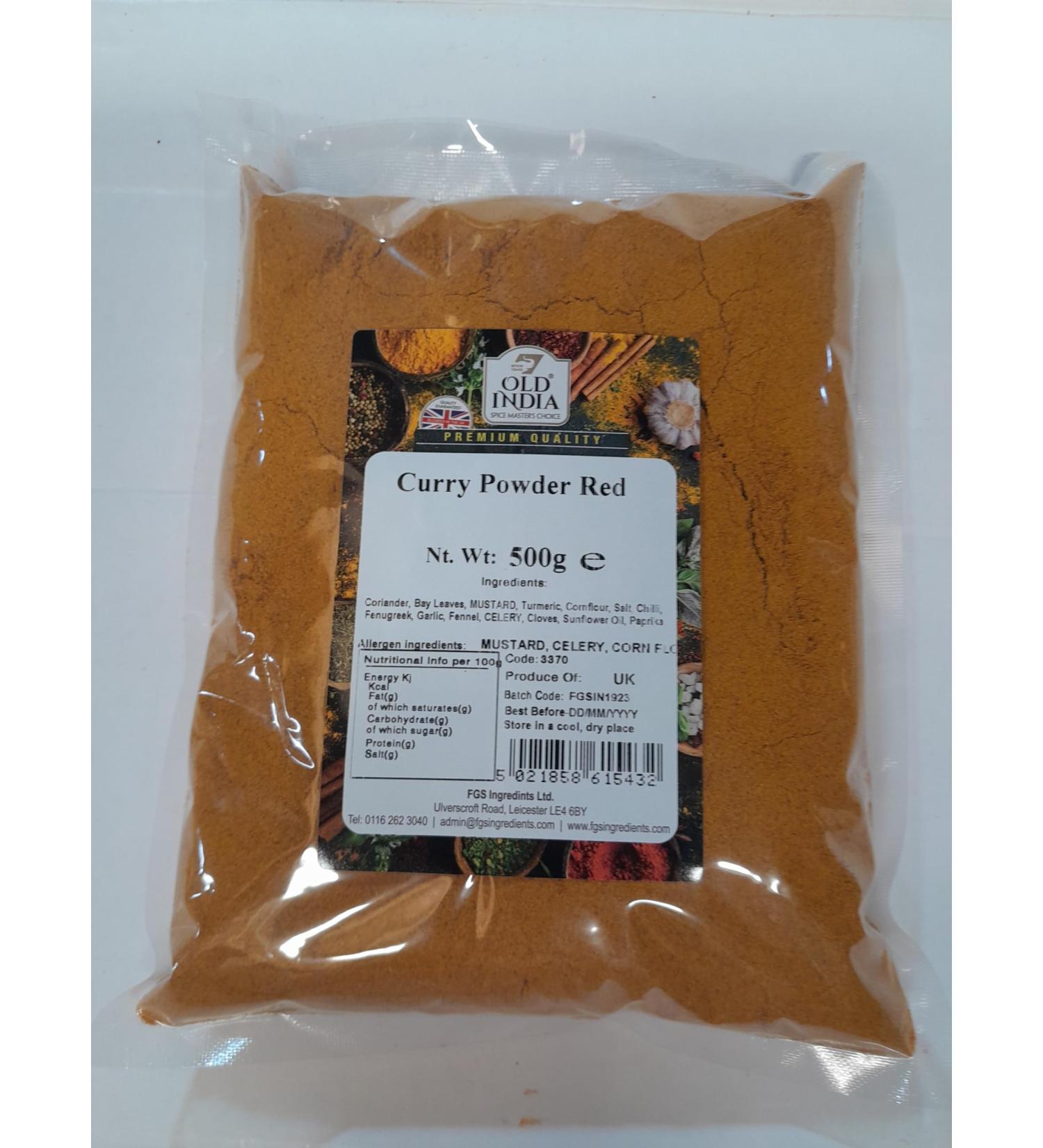 Old India Curry Powder Red 500g