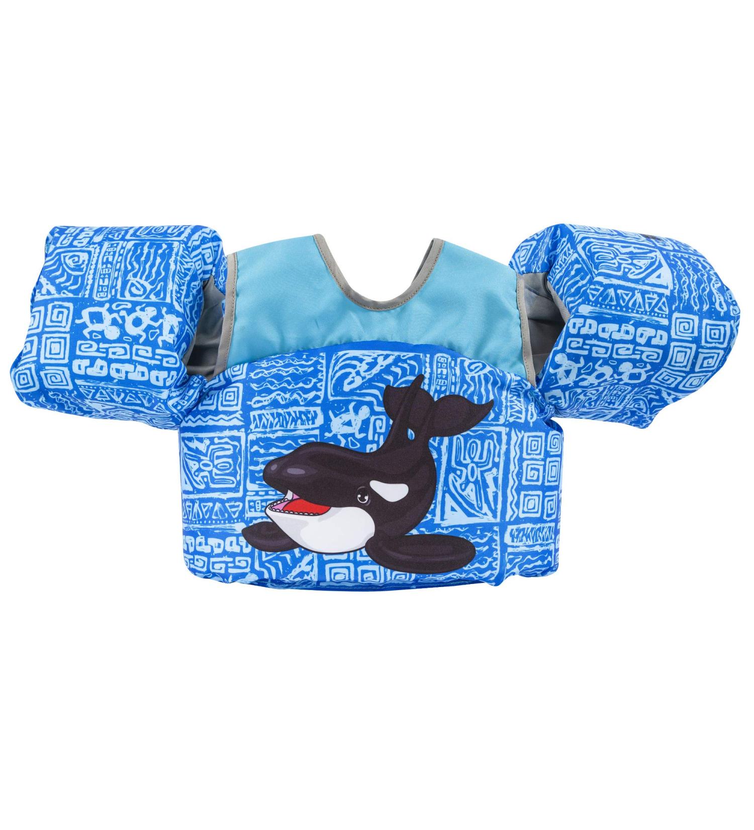 Body Glove Paddle Pals Life Jacket - U.S. Coast Guard Approved Kids Swim Vest 33-55 LBS - Orca Design - Buy Online on GoSupps.com