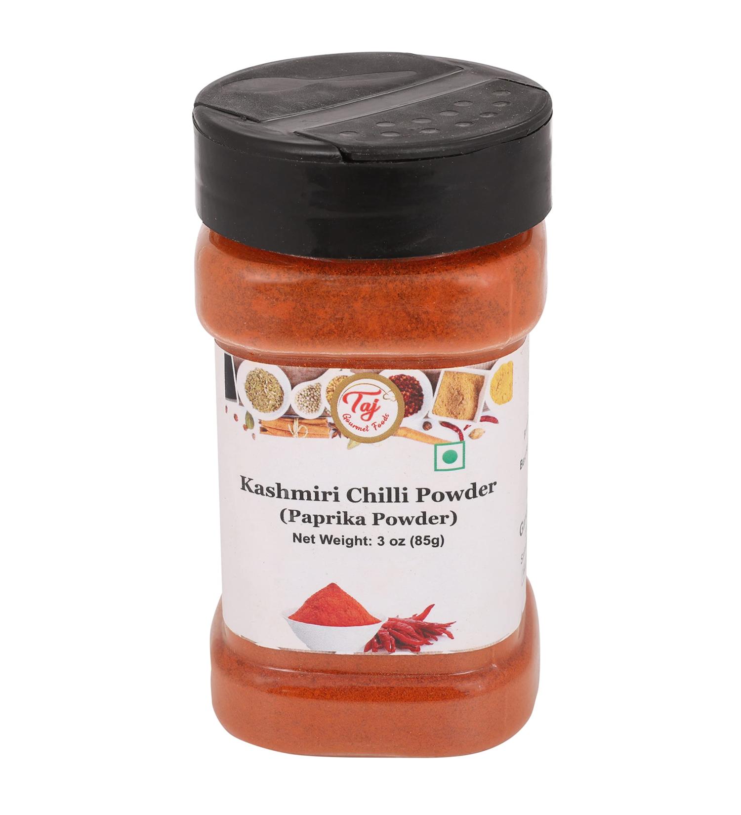 Taj Kashmiri Chilli Powder - Mild Hot - 3oz (85g) - Buy Online on GoSupps.com
