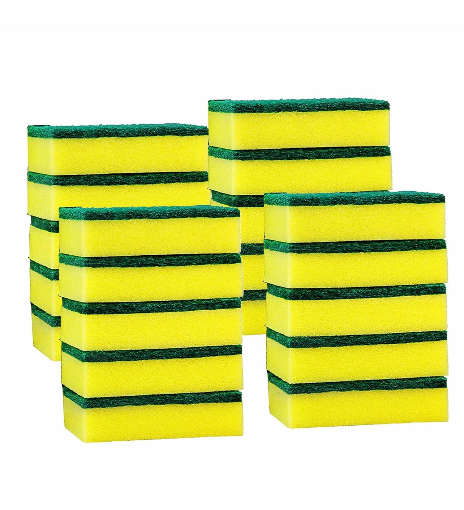 Sponge wipe high density dip glue 20 kitchen dishwashing sponge household cleaning sponge dishcloth rag - Buy Online on GoSupps.com