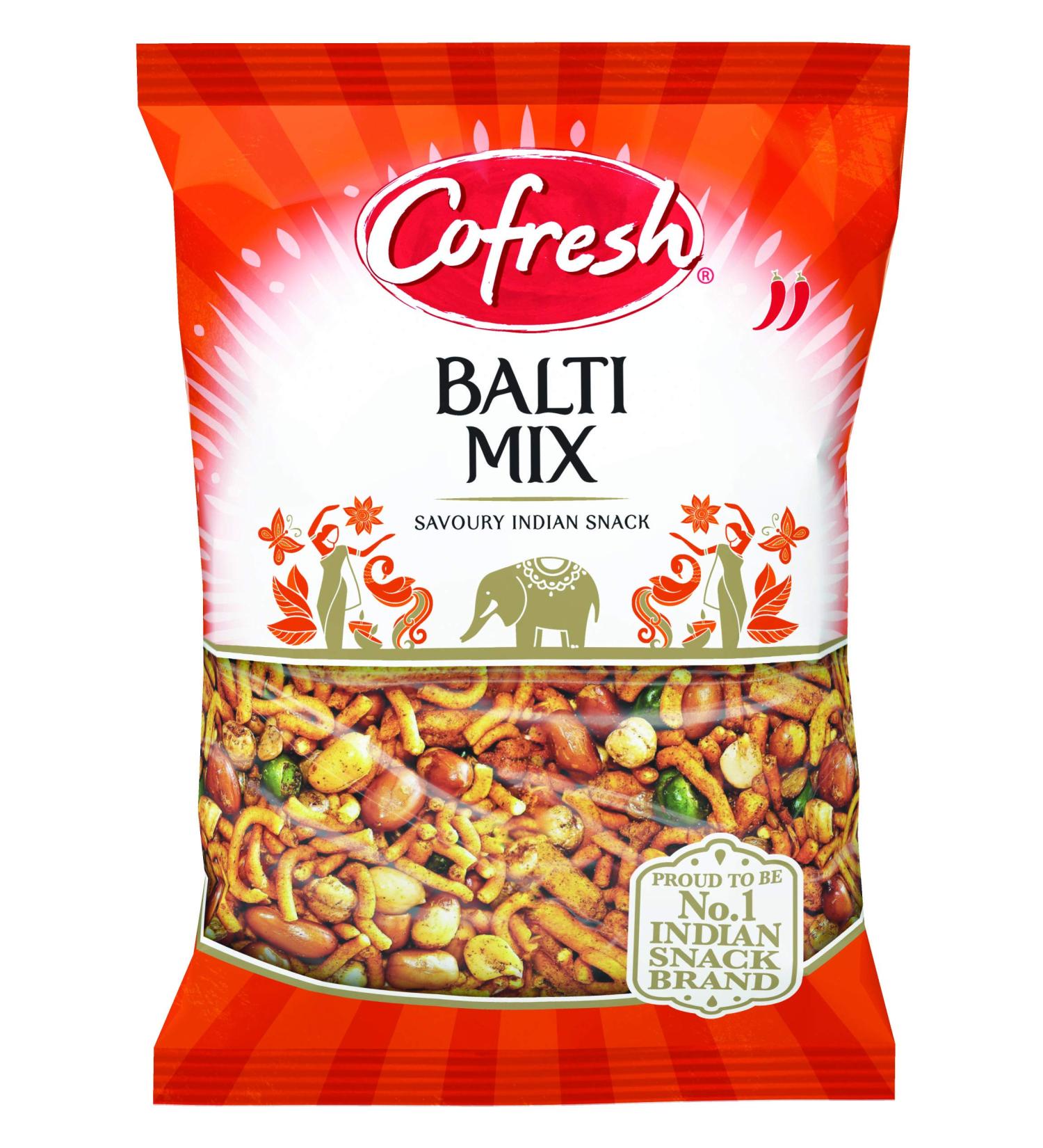 Cofresh Balti Mix 6 x 325g | Savory Snack Mix | 1.95 kg Pack - Buy Online on GoSupps.com