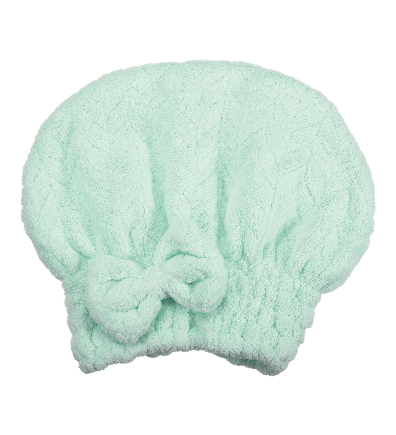VOCOSTE Diamond Shape Hair Drying Towel - Quick Drying Lightweight & Strong Absorbent Dry Cap for After Bath Hair Care - Green - Buy Online on GoSupps.com