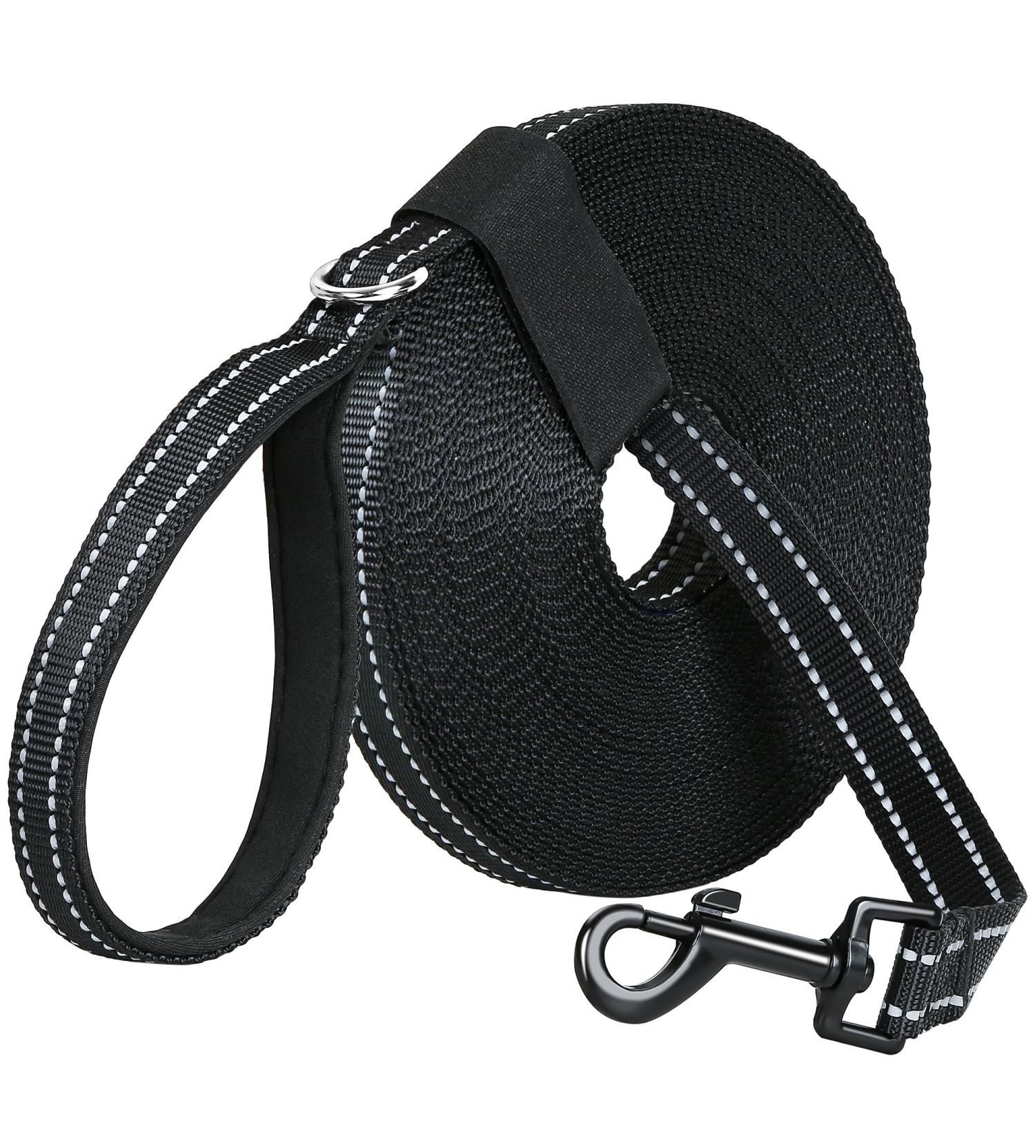 Robust Reflective Dog Track Leash - 5m/10m/15m/20m Comfortable Training Leash for All Dog Sizes - Buy Online on GoSupps.com