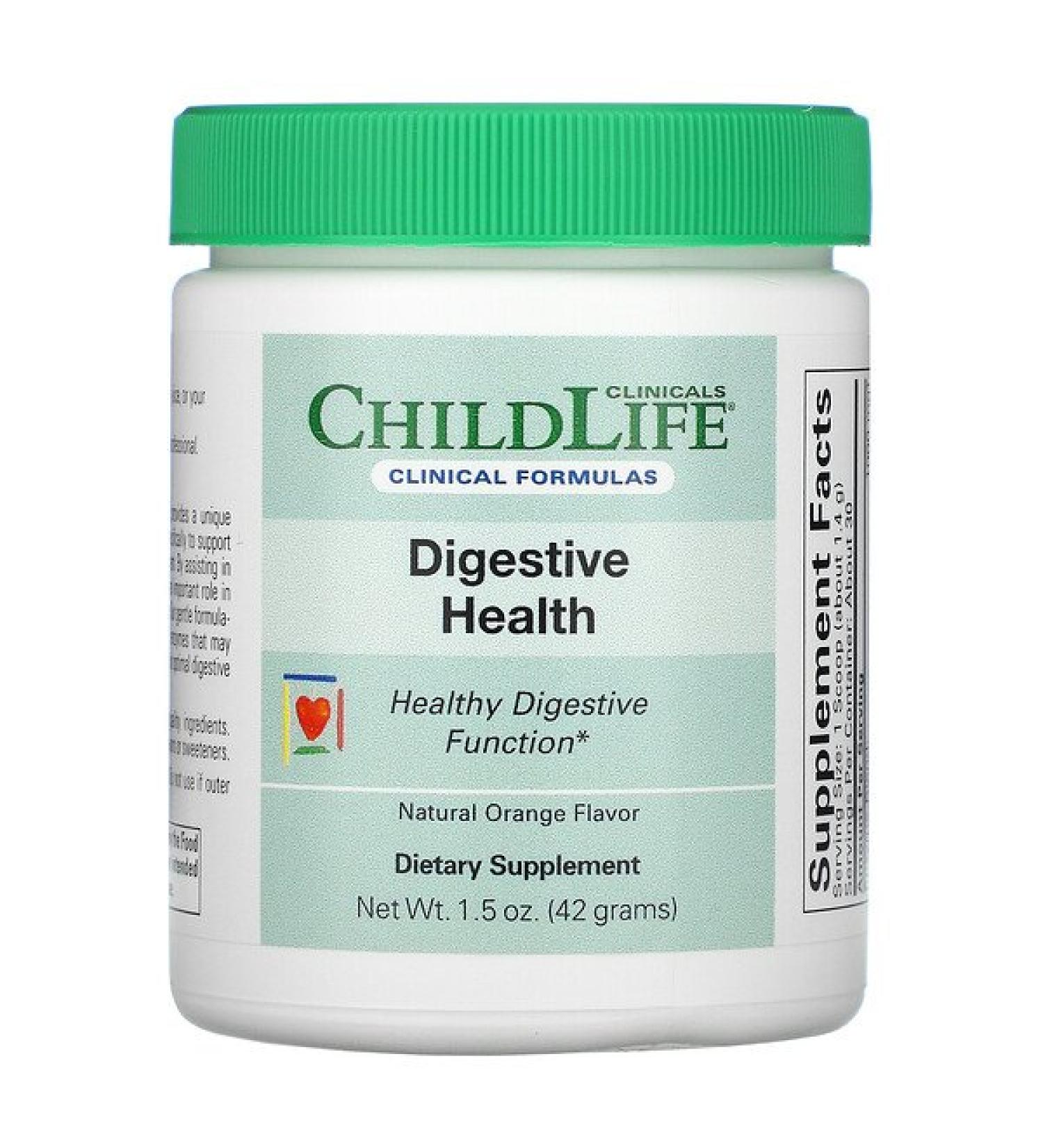 Childlife Clinicals Digestive Health Powder Natural Orange 1.5 oz (42 g)