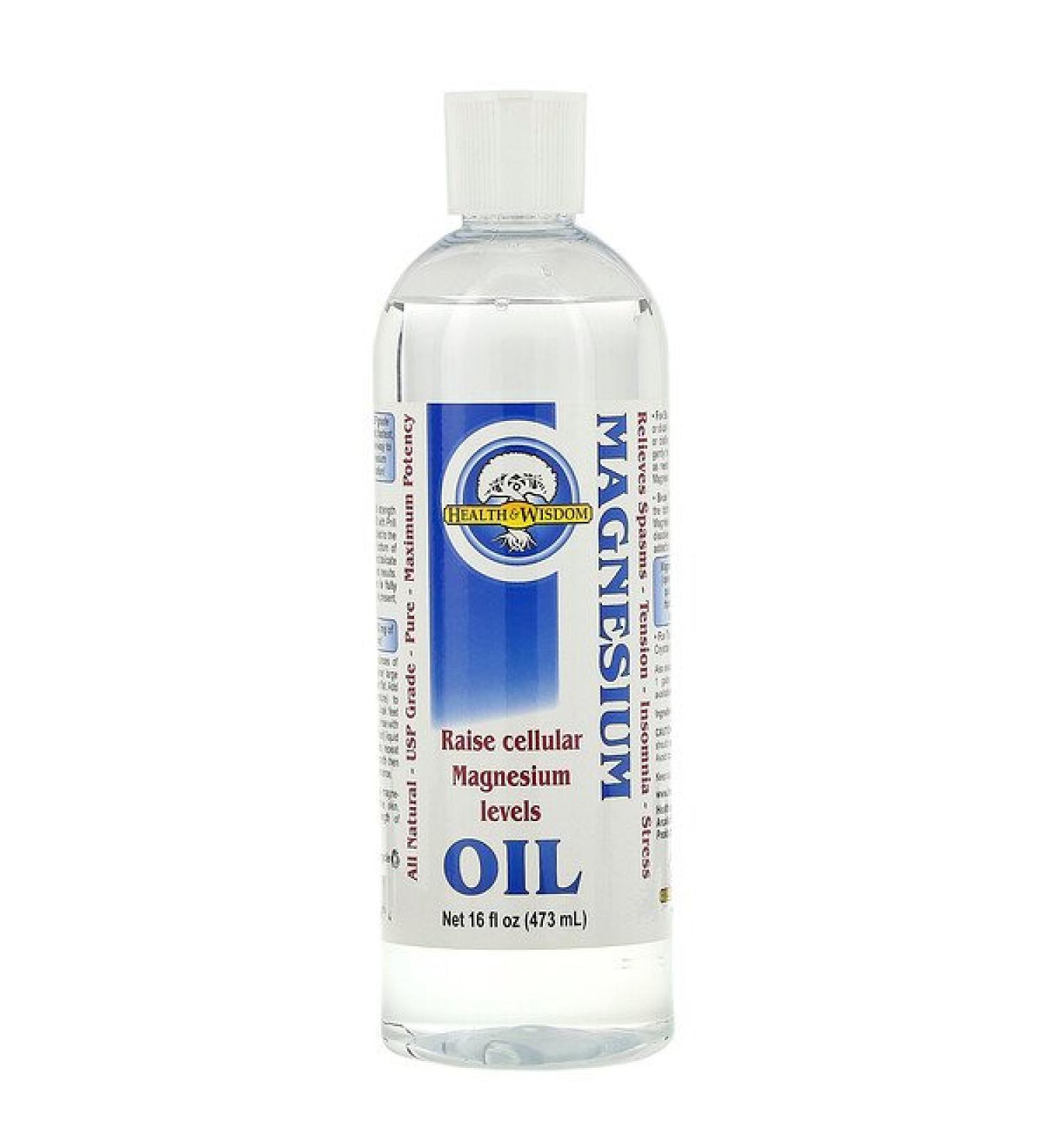 Health and Wisdom Magnesium Oil 16 fl oz (473 ml)