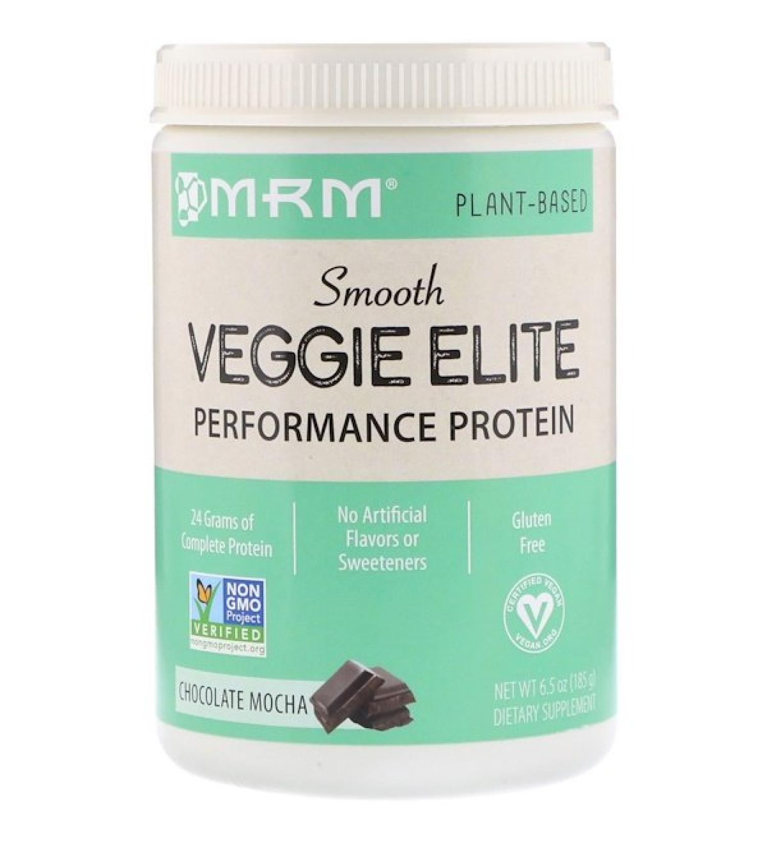 MRM Smooth Veggie Elite Performance Protein Chocolate Mocha 6.5 oz (185 g)