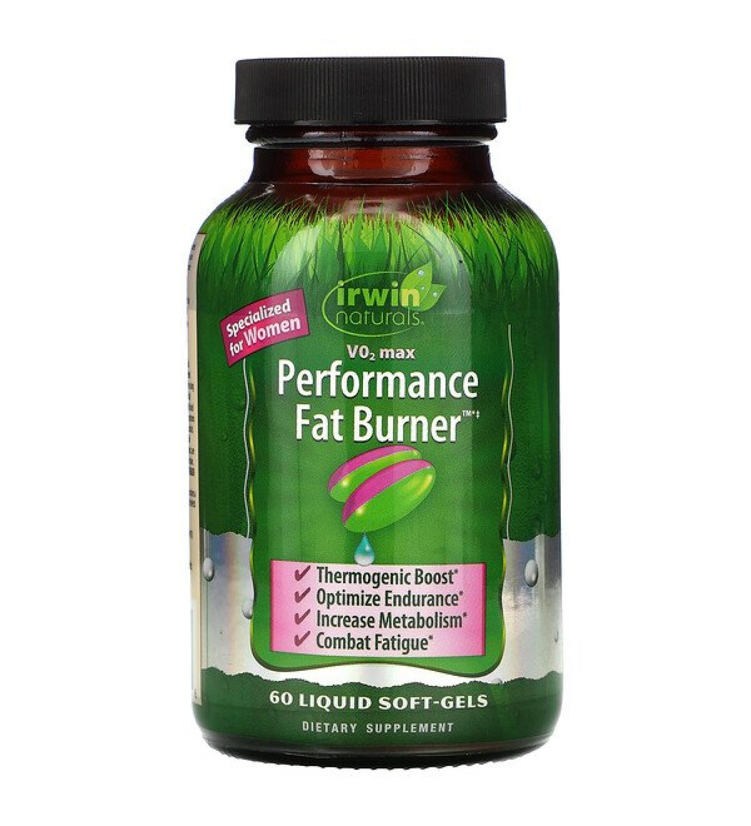 Irwin Naturals V02 Max Performance Fat Burner 60 Liquid Soft-Gels