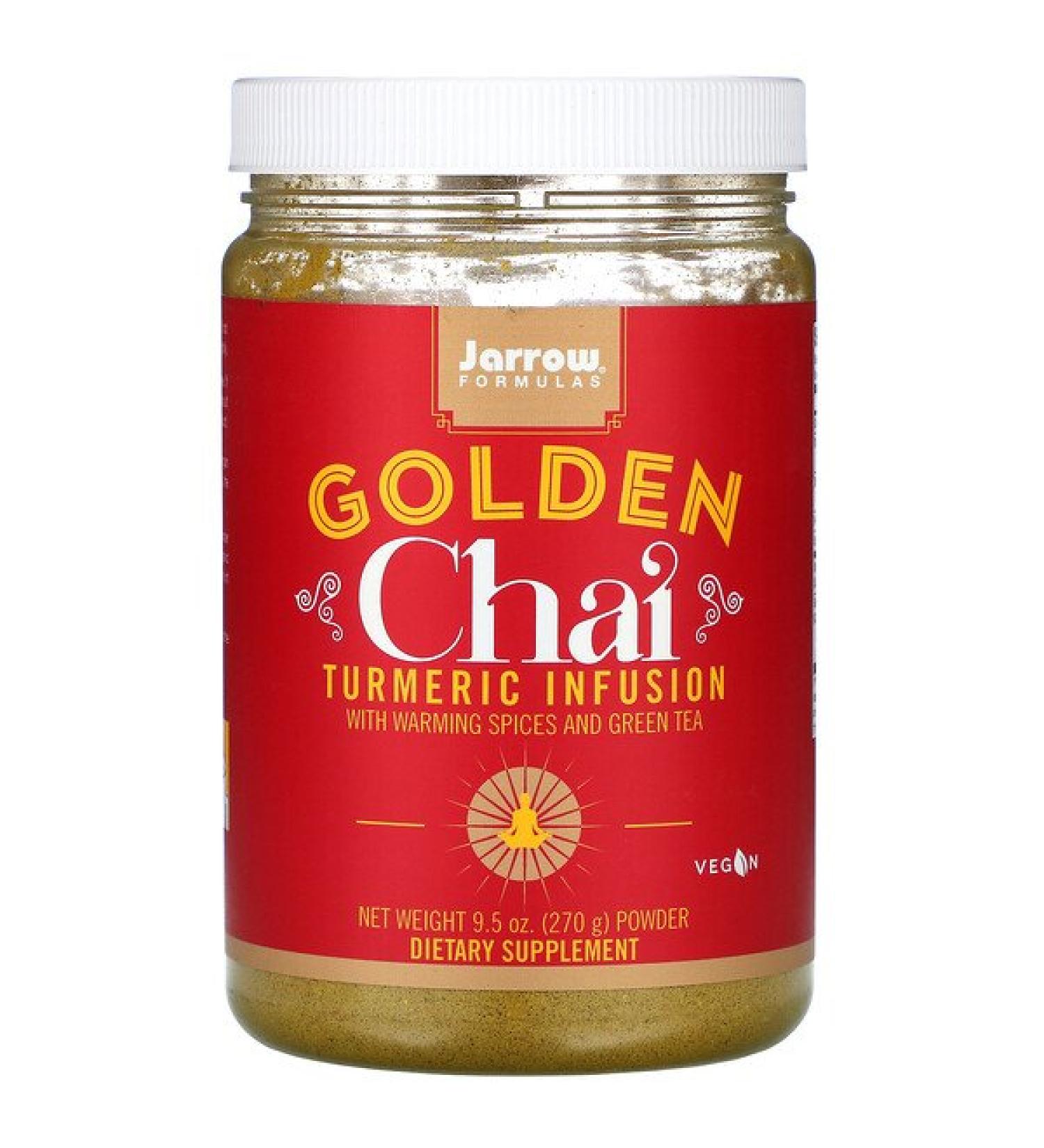 Jarrow Formulas Golden Chai Turmeric Infusion Powder 9.5 oz (270 g)