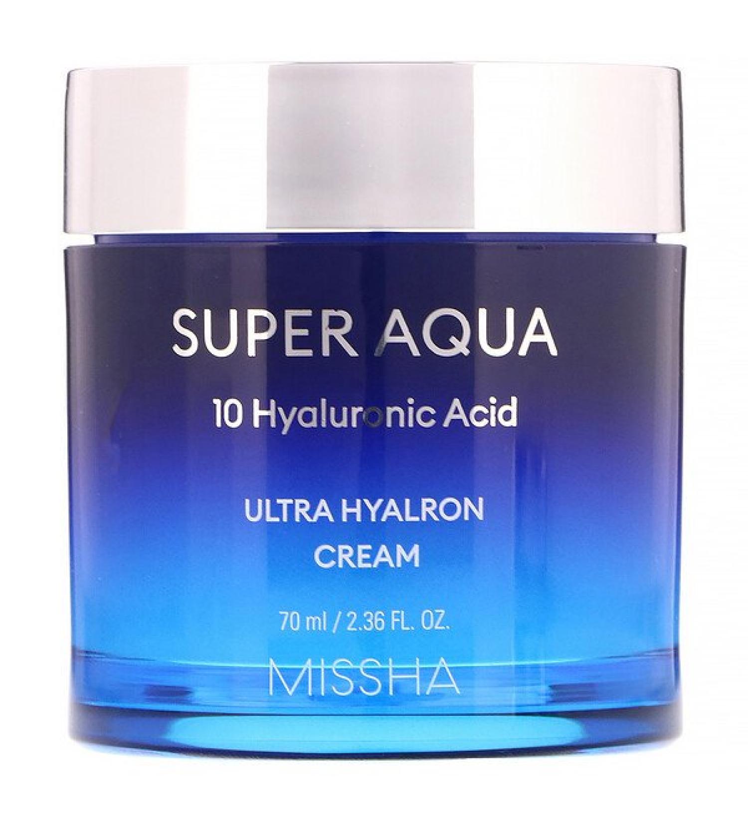 Missha Super Aqua Ultra Hyalron Cream 2.36 fl oz (70 ml)