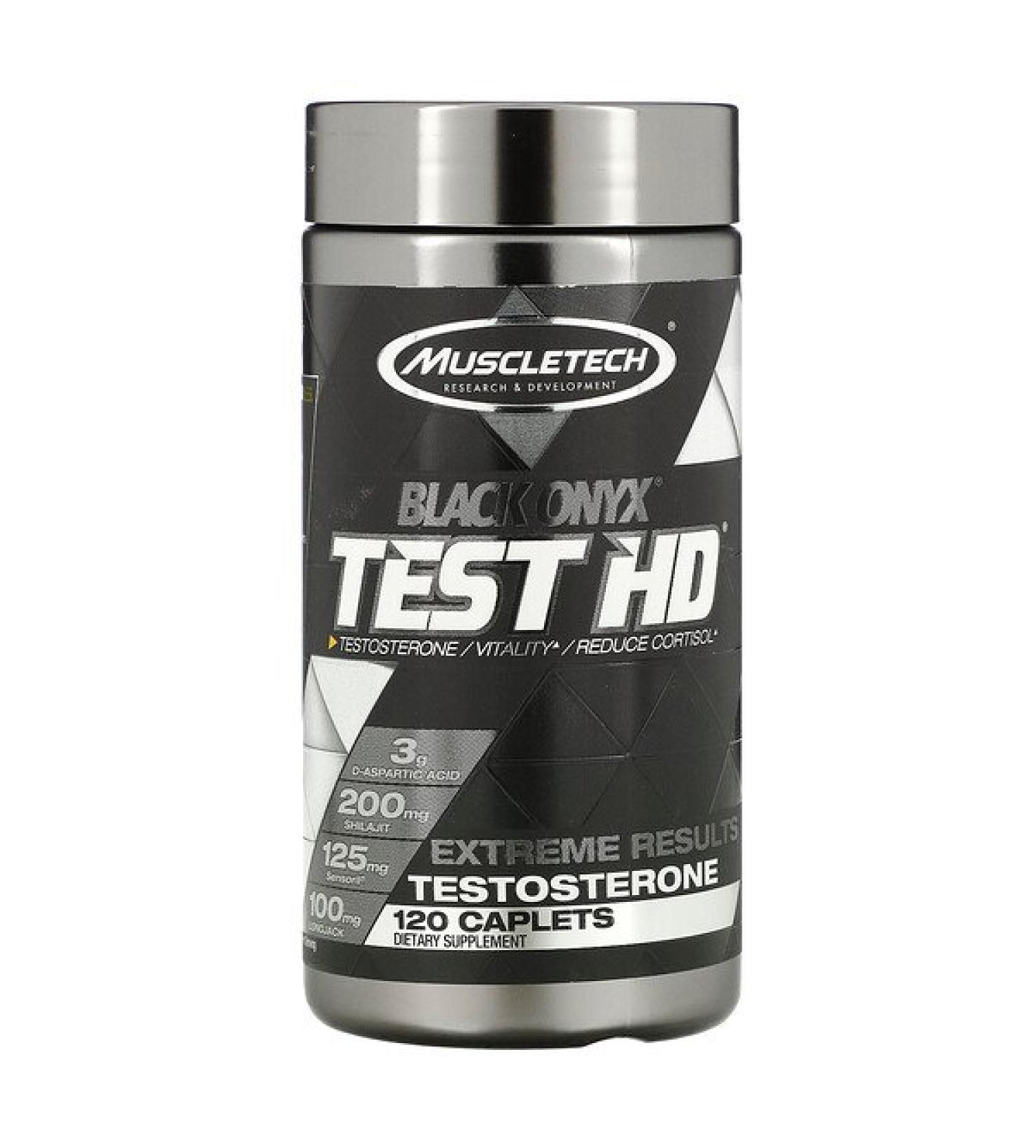 Muscletech - Black Onyx Test HD - 120 Caplets