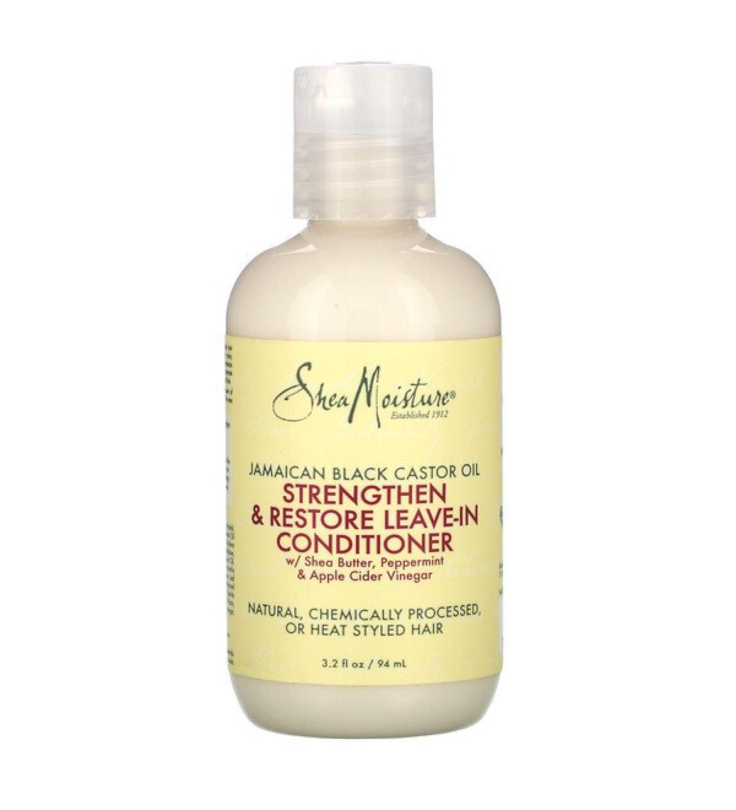 SheaMoisture Jamaican Black Castor Oil Strengthen & Restore Leave-In Conditioner 3.2 fl oz (94 ml)