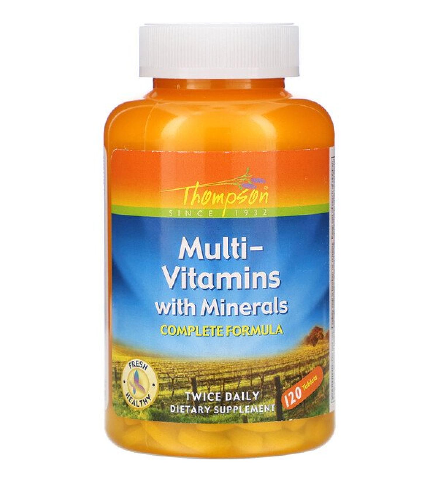 Thompson Multi-Vitamins with Minerals 120 Tablets
