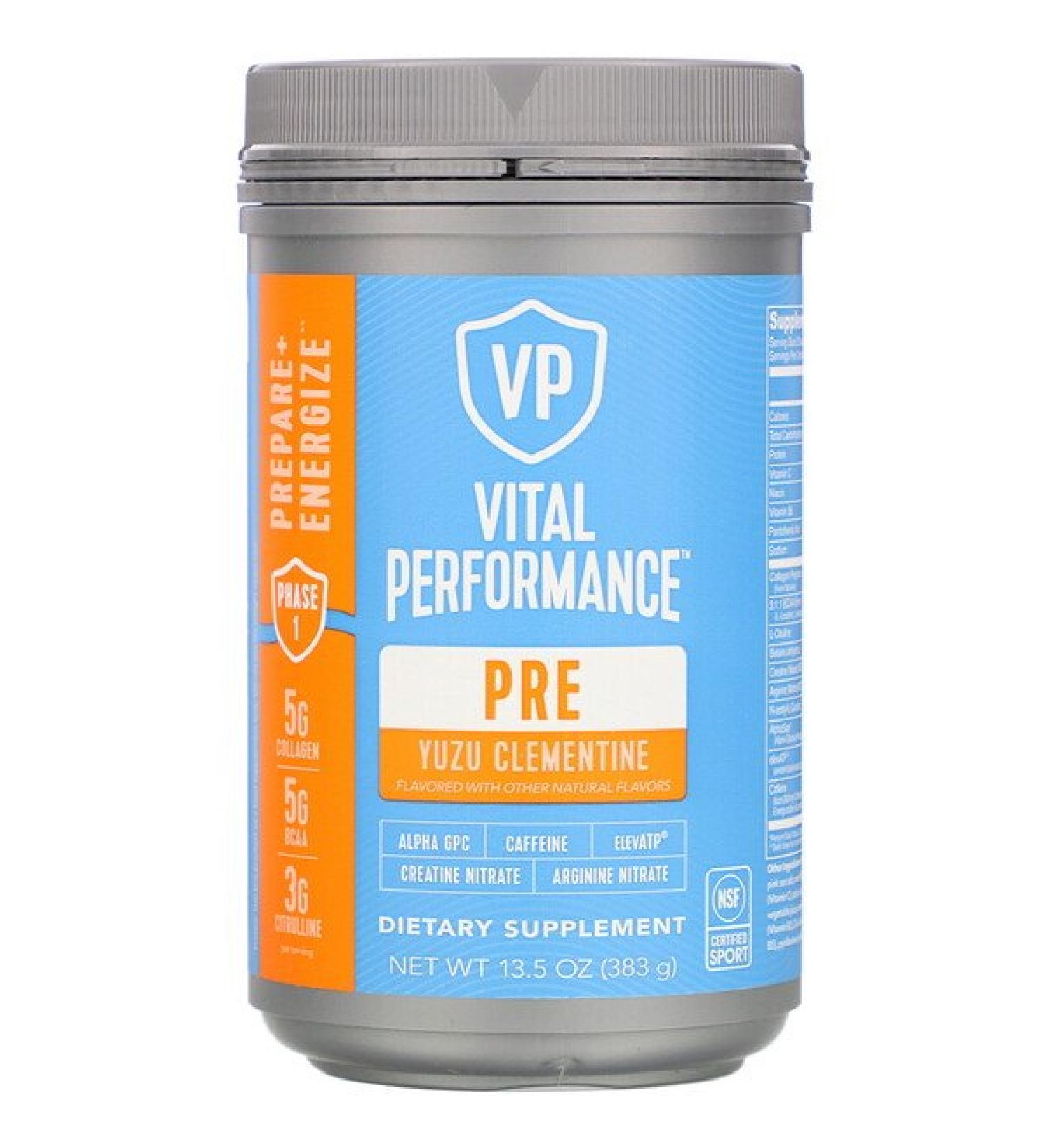 Vital Proteins Vital Performance Pre Yuzu Clementine 13.5 oz (383 g)