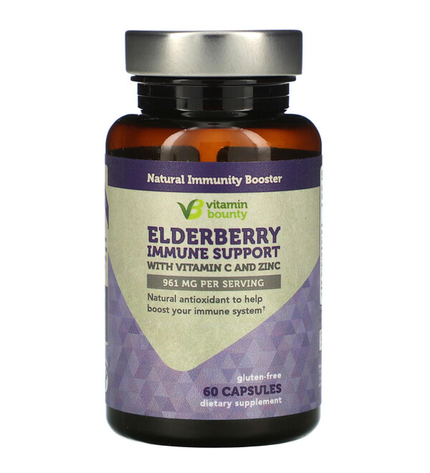 Vitamin Bounty Elderberry Immune Support 961 mg 60 Capsules
