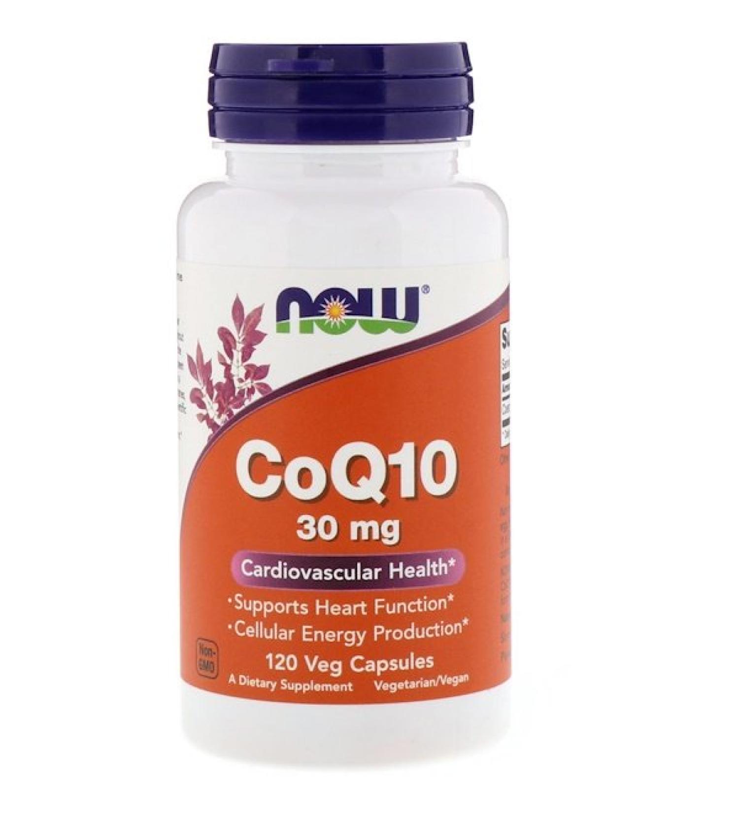 Now Foods CoQ10 30 mg 120 Veg Capsules