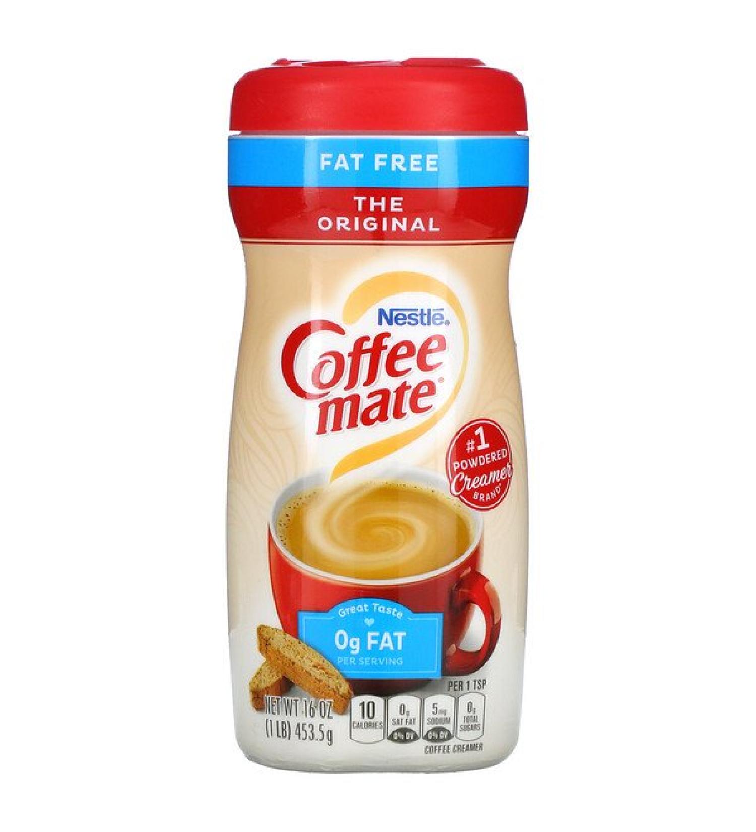 Coffee Mate Powder Coffee Creamer Fat Free Original 16 oz (453.5 g)