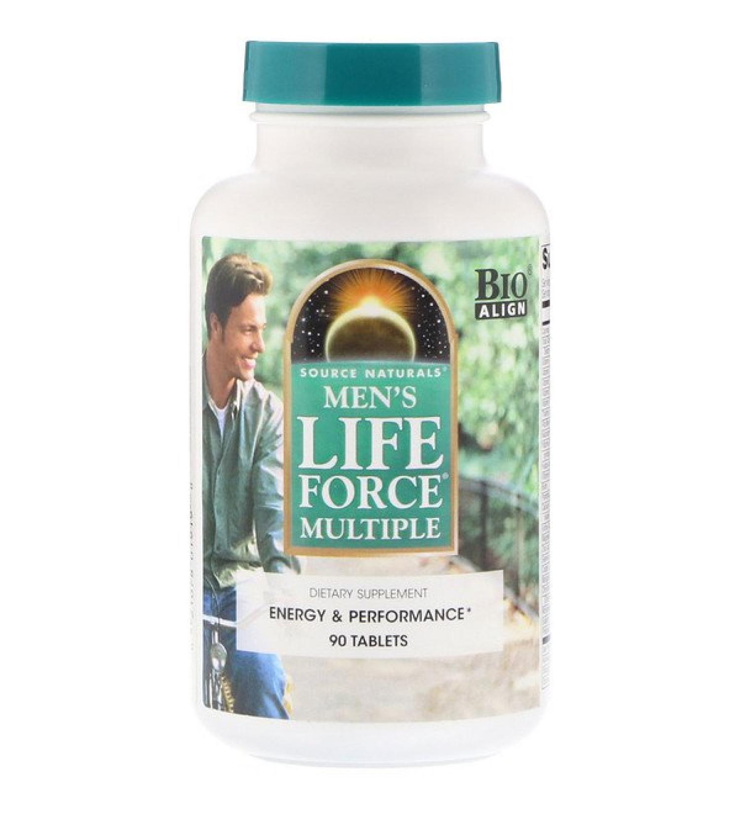 Source Naturals Men's Life Force Multiple 90 Tablets