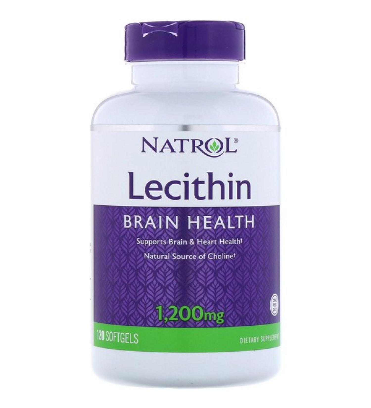 Natrol Lecithin 1200 mg 120 Softgels