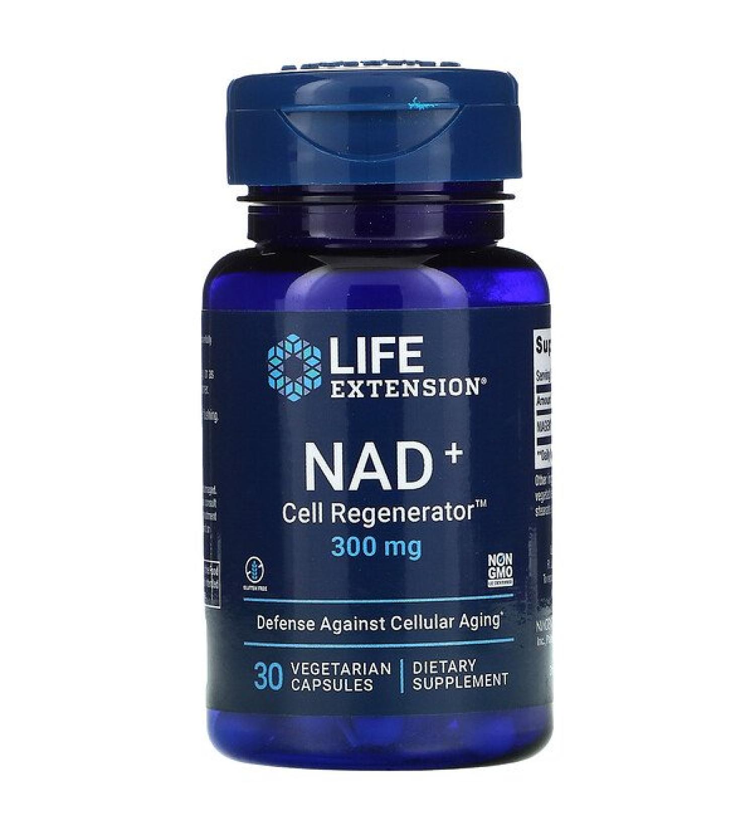 Life Extension NAD+  Cell Regenerator 300 mg 30 Vegetarian Capsules