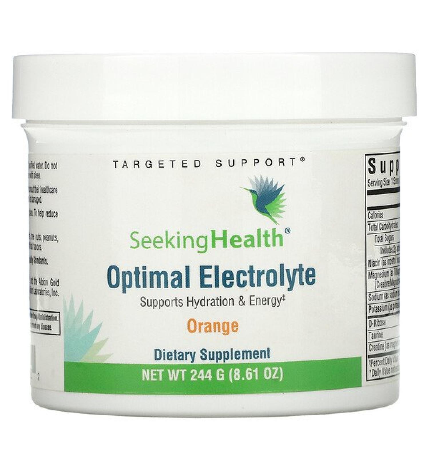 Seeking Health Optimal Electrolyte Orange 8.61 oz (244 g)
