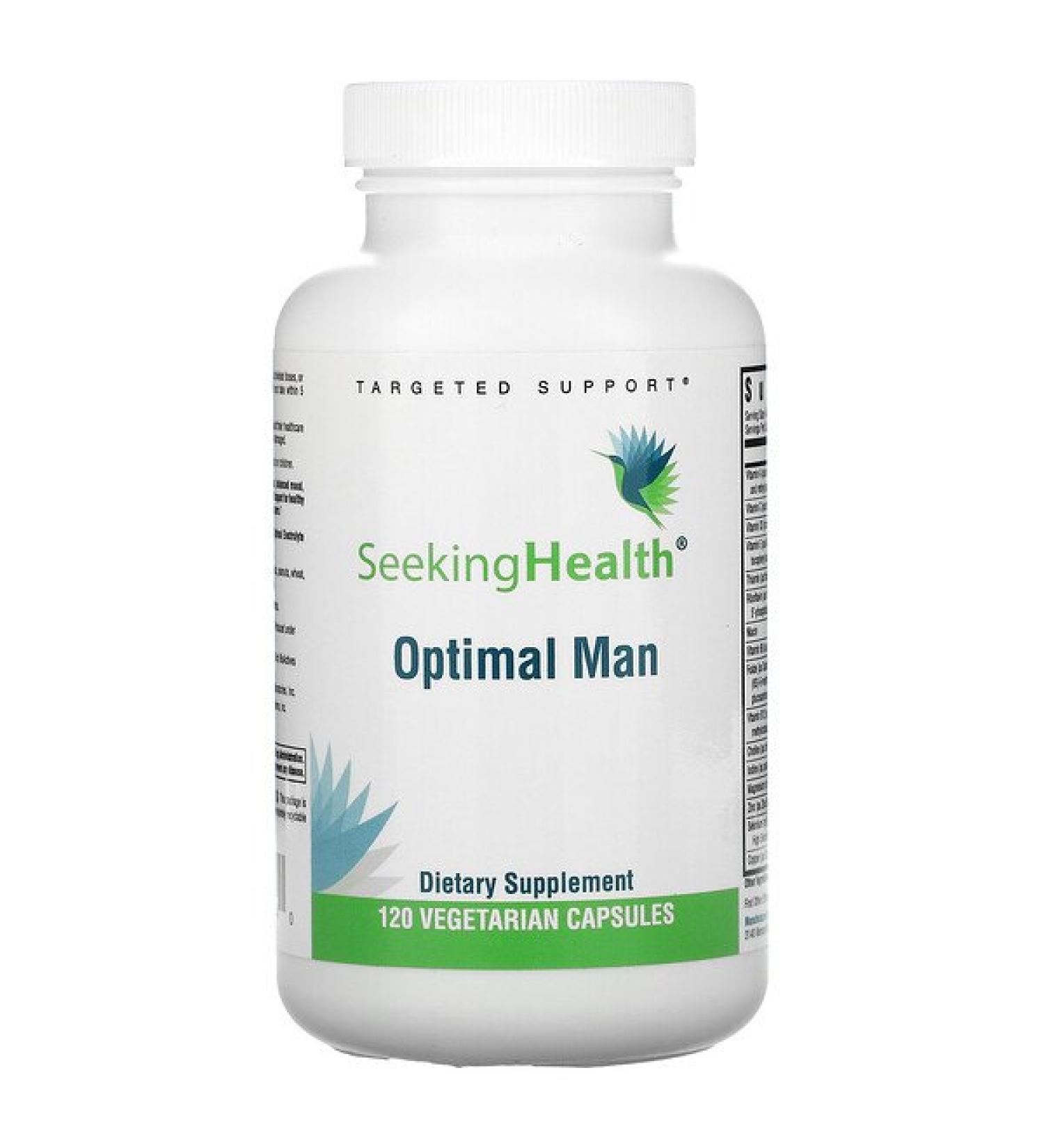 Seeking Health Optimal Man 120 Vegetarian Capsules