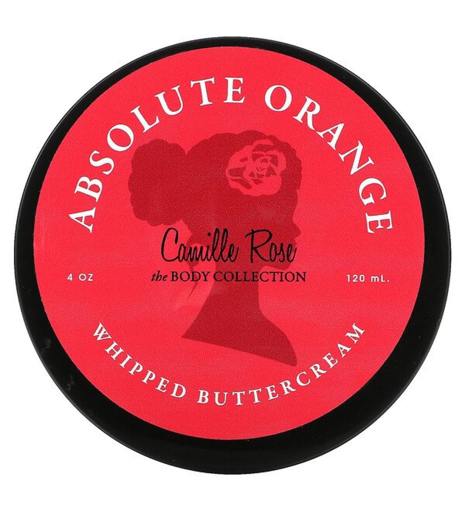 Camille Rose Whipped Buttercream Absolute Orange 4 oz - Nourishing Hair & Skin Moisturizer - Buy Online on GoSupps.com