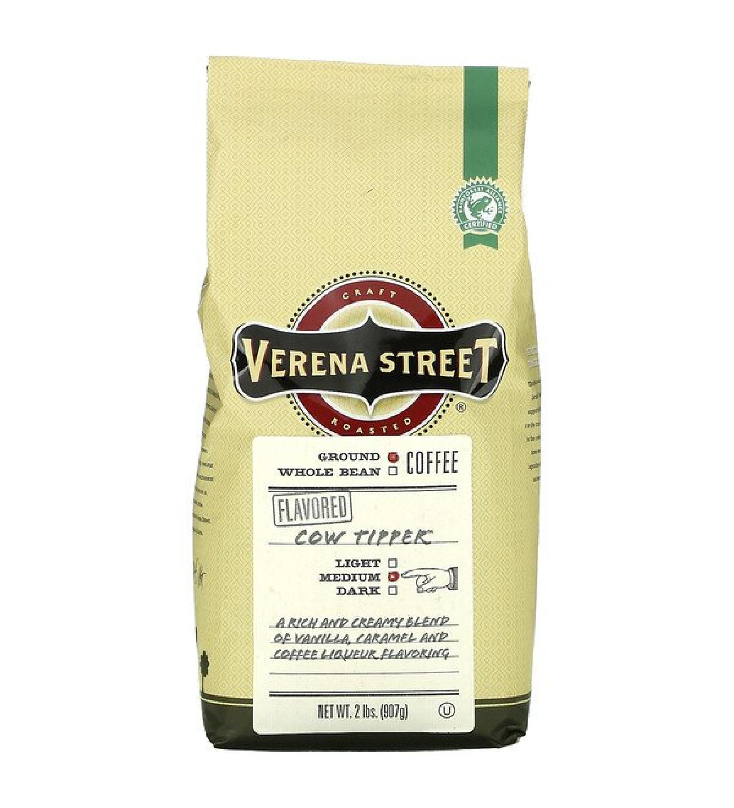 Verena Street Cow Tipper Flavored Ground Coffee Medium Roast 2 lbs (907 g)