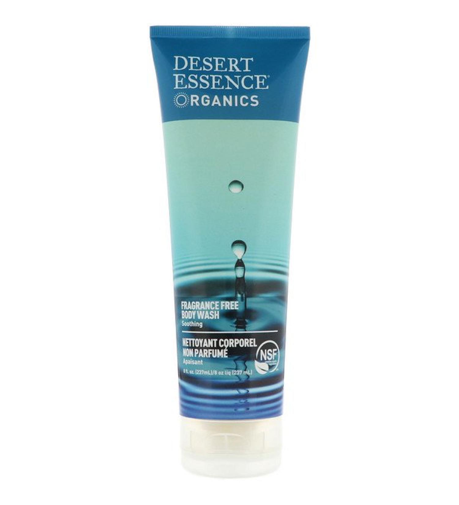 Desert Essence Organics Body Wash Fragrance Free 8 fl oz (237 ml)