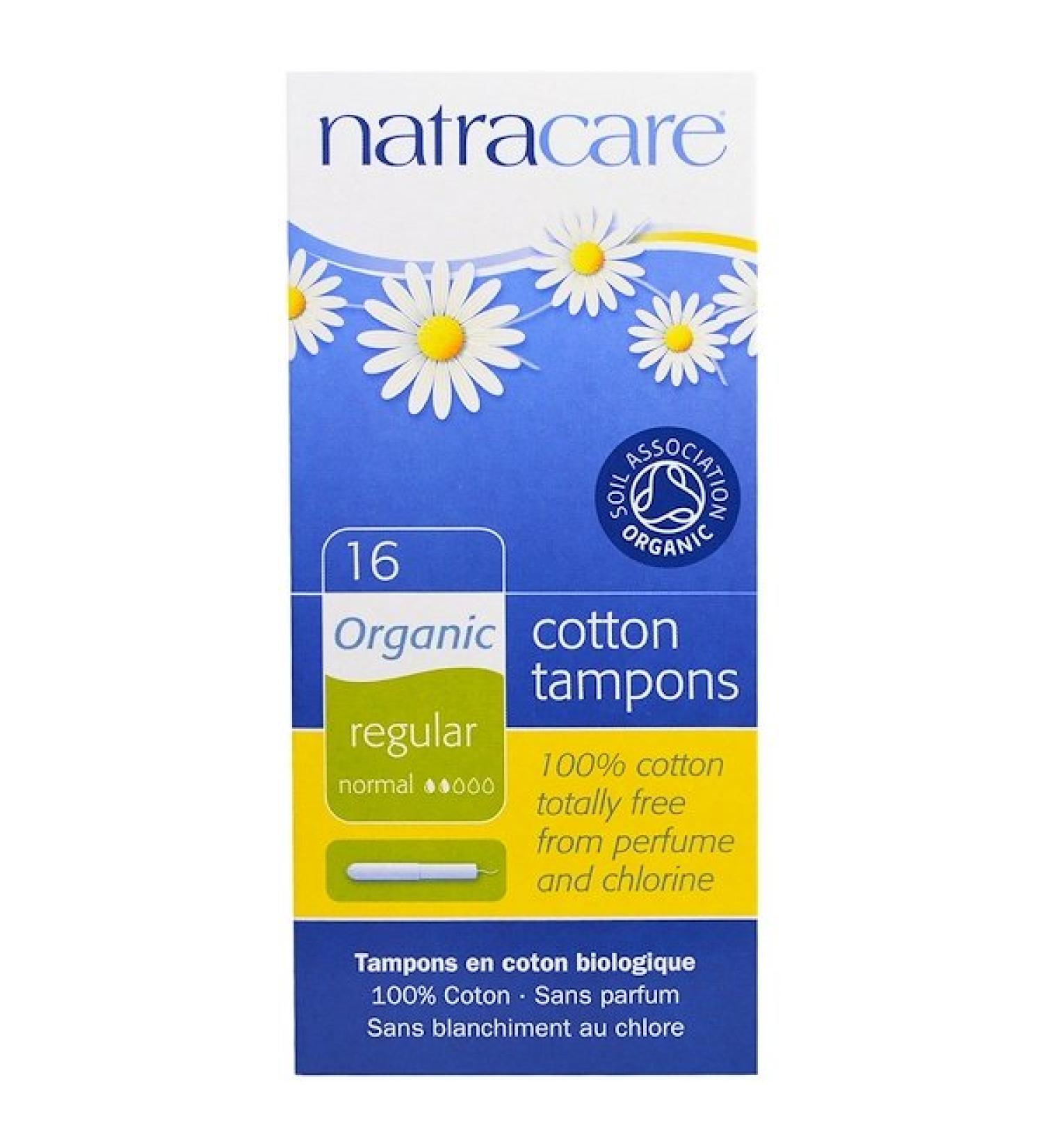 Natracare Organic Cotton Tampons Regular 16 Tampons