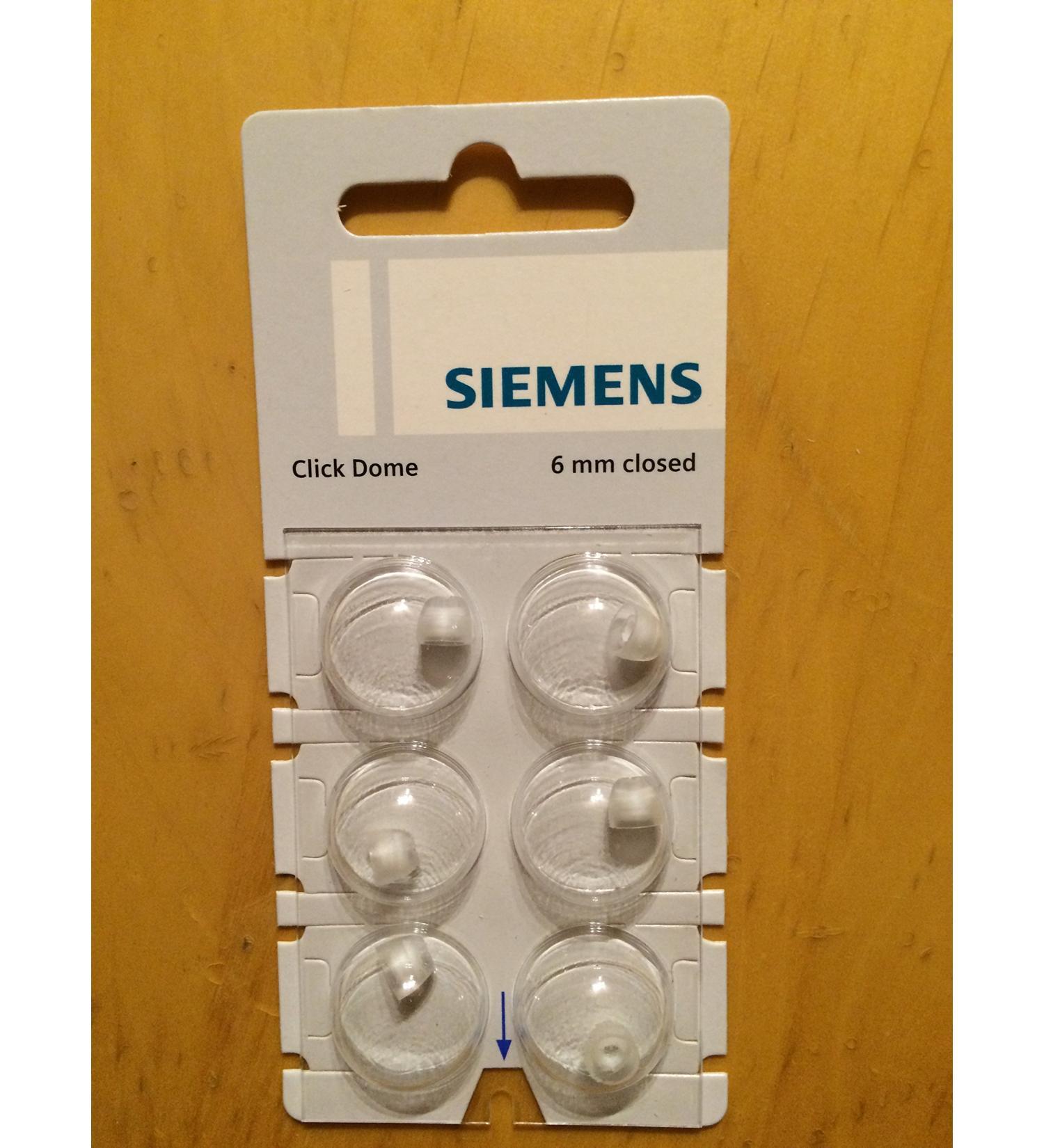 Siemens Click Dome 6 mm closed blistPack of 6