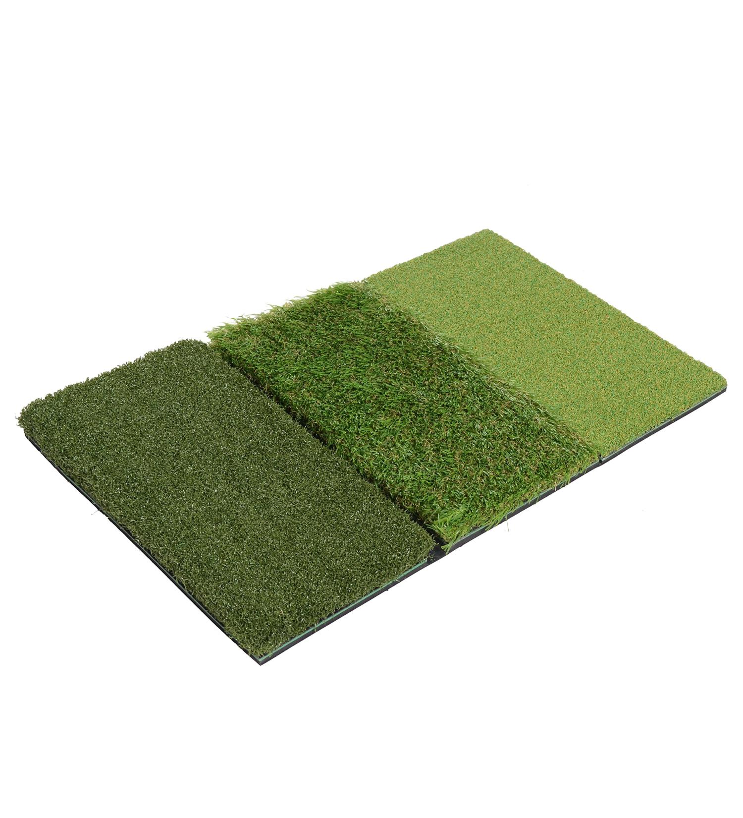 Milliard Golf 3-in-1 Turf Grass Mat | Foldable Tight Lie, Rough & Fairway | 25x16 in | Golf Practice & Training - Buy Online on GoSupps.com