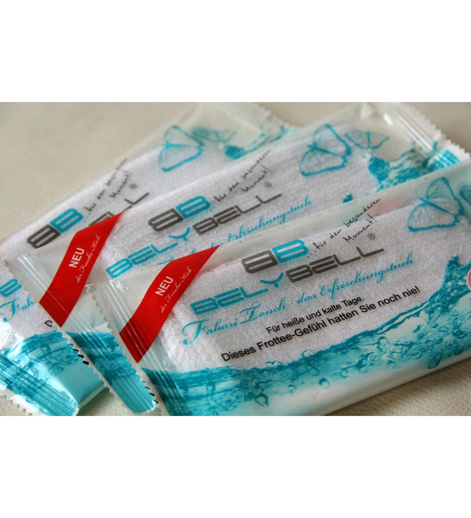 Buy Belybell Fahari Touch Refreshment Cloths - Antiperspirant Towels 10 Pack for Ultimate Freshness! - Buy Online on GoSupps.com