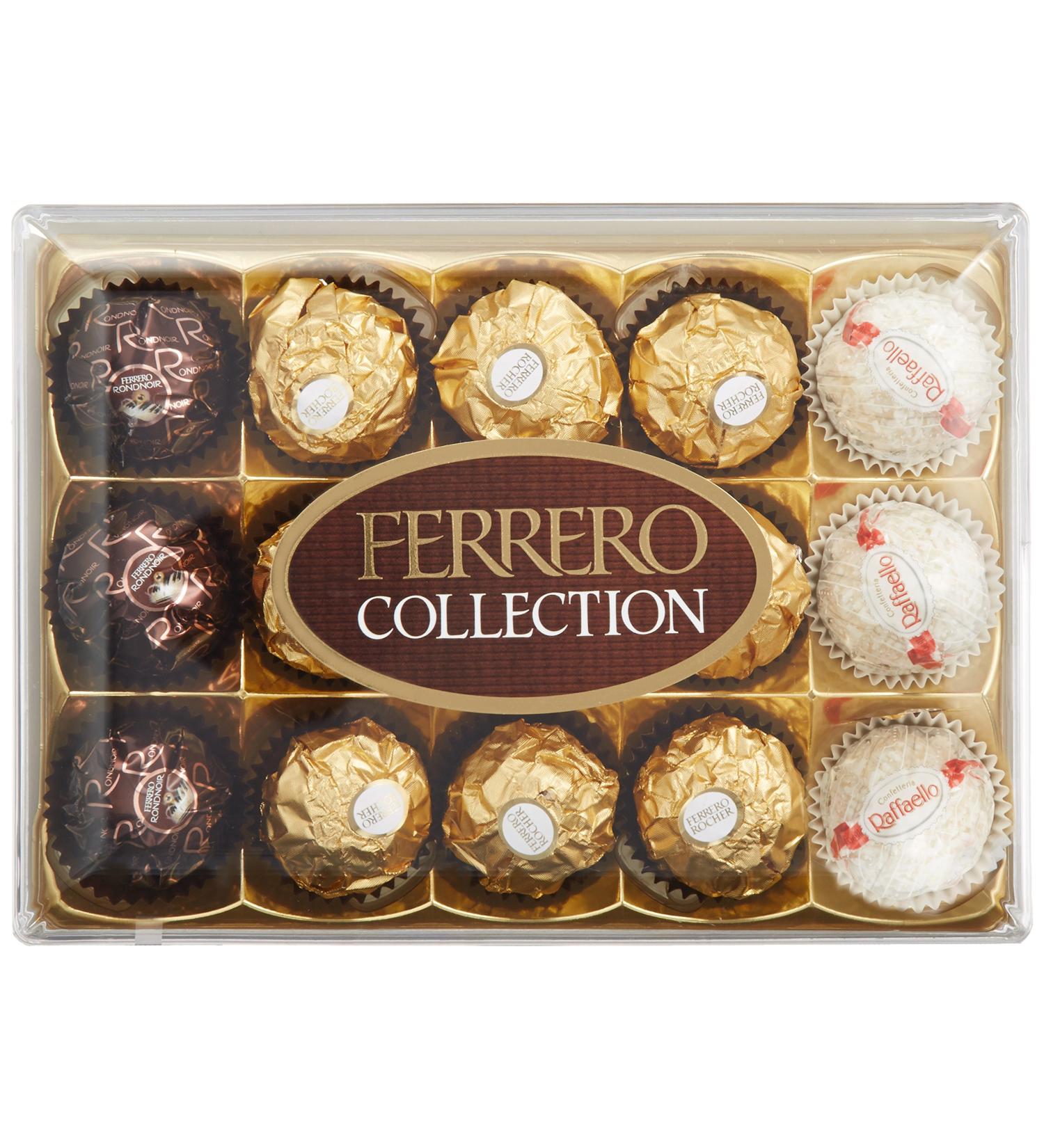  Ferrero CHOCOLATE FERRERO COLLECTION A BOX OF 15 CHOCOLATES - Buy Online on GoSupps.com