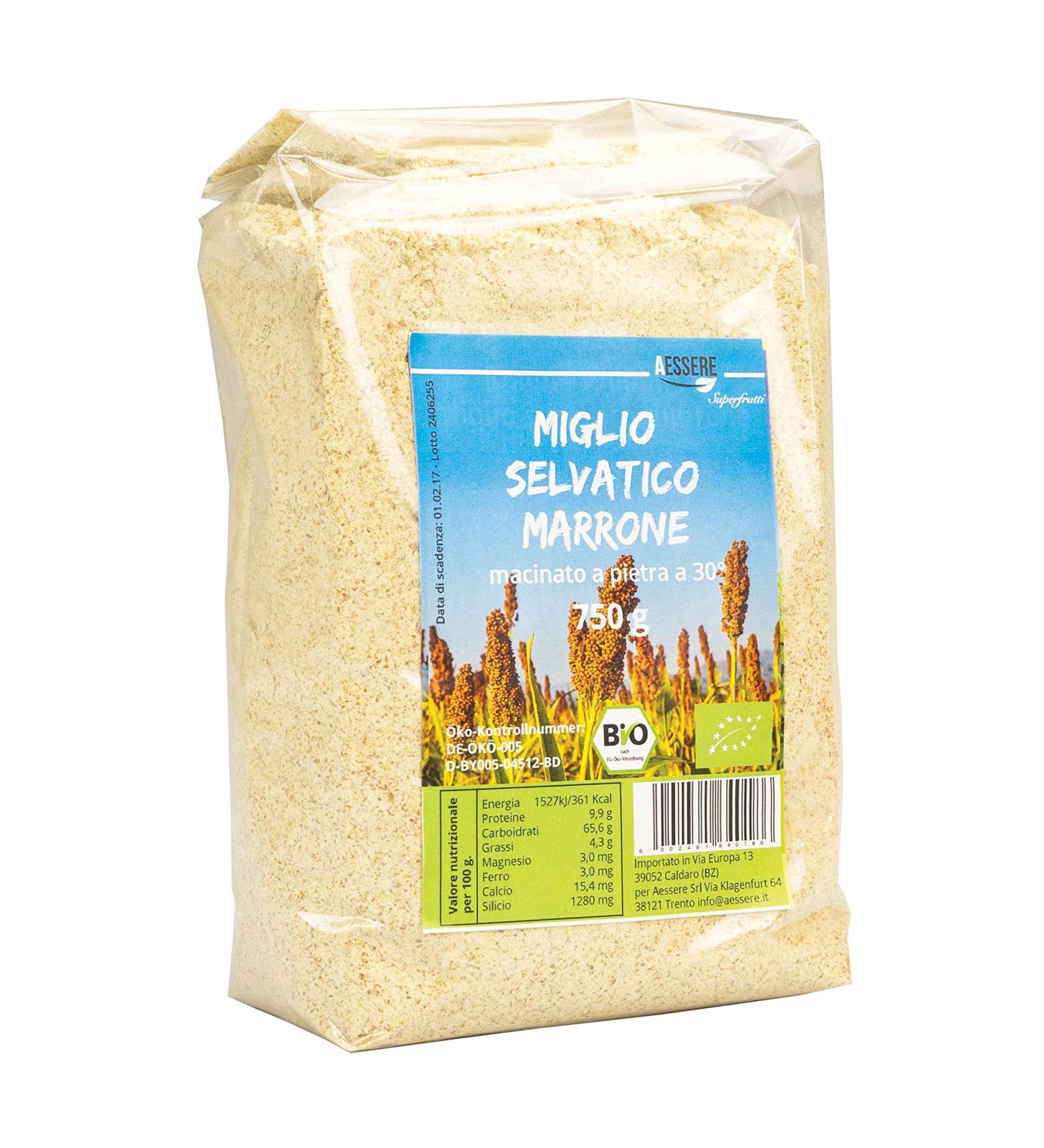 Aessere Aessere Miglio Organic Brown Selv 750 g 750 g