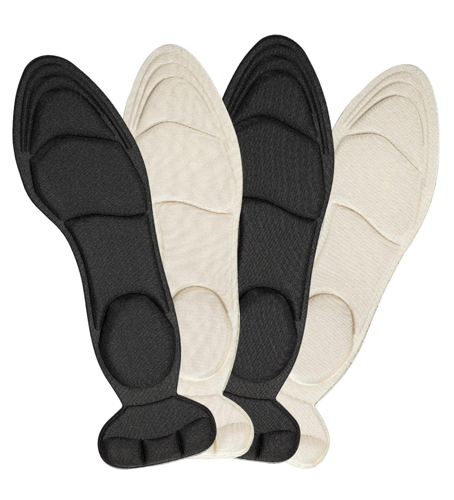 WLLHYF 2 Pairs Heel Insoles - Breathable High Heel Inserts for Arch Pain & Loose Shoes | Comfortable Shoe Pads & Heel Protectors - Buy Online on GoSupps.com