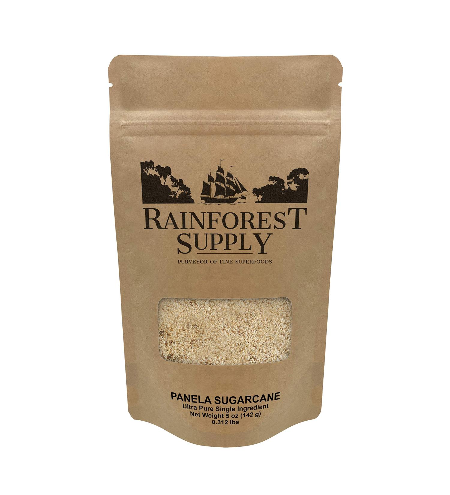 Rainforest Supply Panela Sugarcane Granules - Premium Non-Centrifugal Cane Sugar - Brown Sugar Alternative - Ultra-Pure Single Ingredient (5 oz) - Buy Online on GoSupps.com