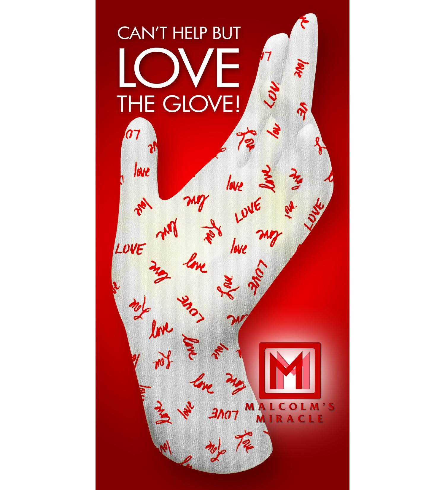 Malcolm's Miracle LOVE Moisturizing Gloves - Small (Pack of 1) | Guaranteed for 2 Years | Made in the USA - Buy Online on GoSupps.com